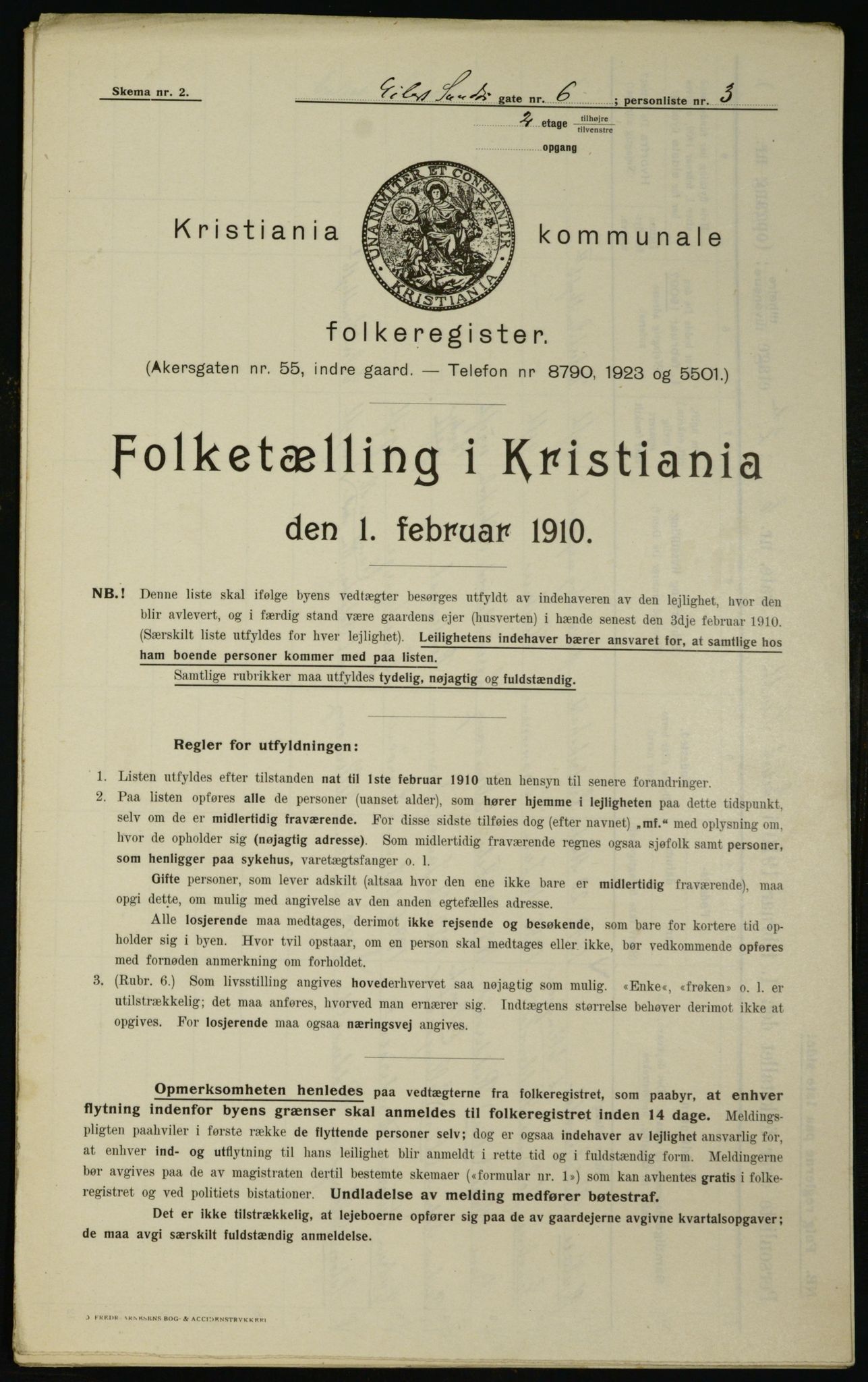 OBA, Municipal Census 1910 for Kristiania, 1910, p. 17825