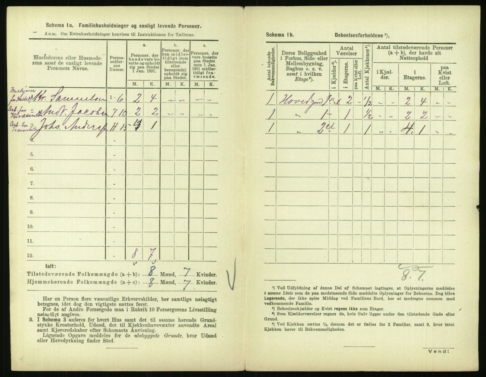 RA, 1891 census for 0301 Kristiania, 1891, p. 82369