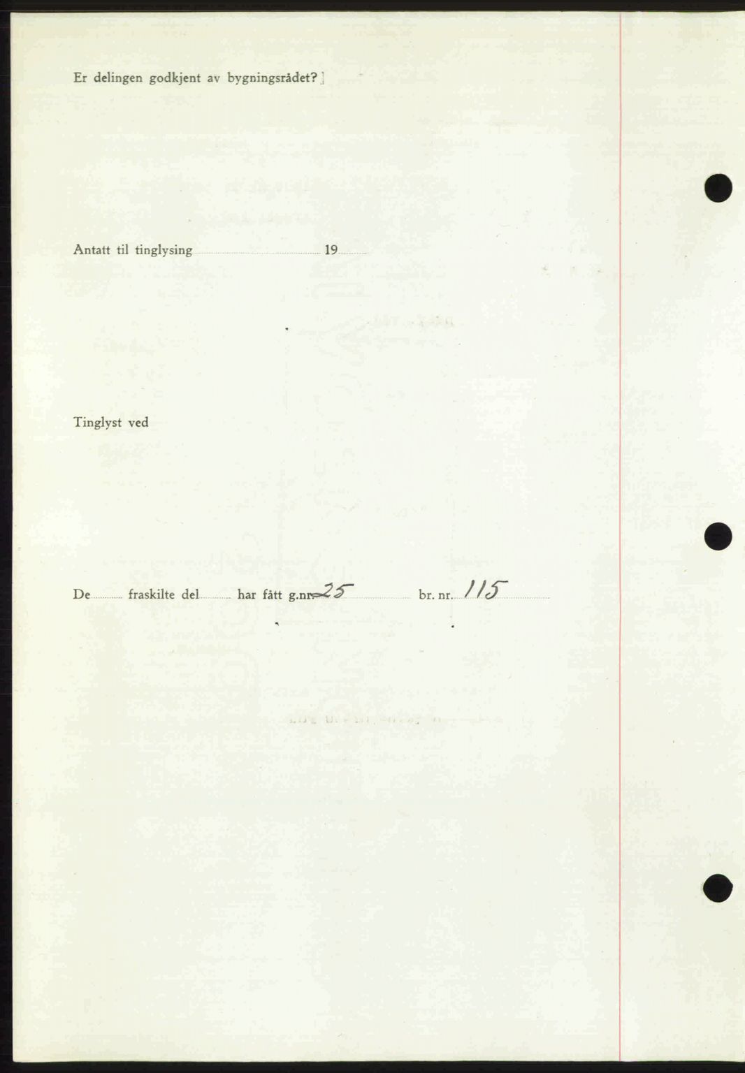Romsdal sorenskriveri, SAT/A-4149/1/2/2C: Mortgage book no. A24, 1947-1947, Diary no: : 3121/1947