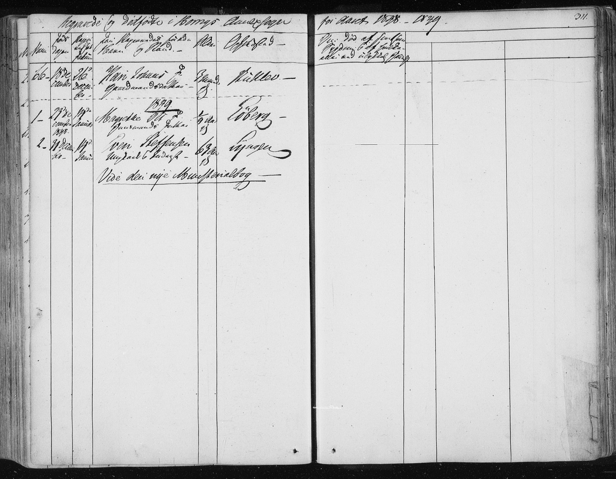 Ministerialprotokoller, klokkerbøker og fødselsregistre - Sør-Trøndelag, SAT/A-1456/687/L0998: Parish register (official) no. 687A05 /2, 1843-1849, p. 311