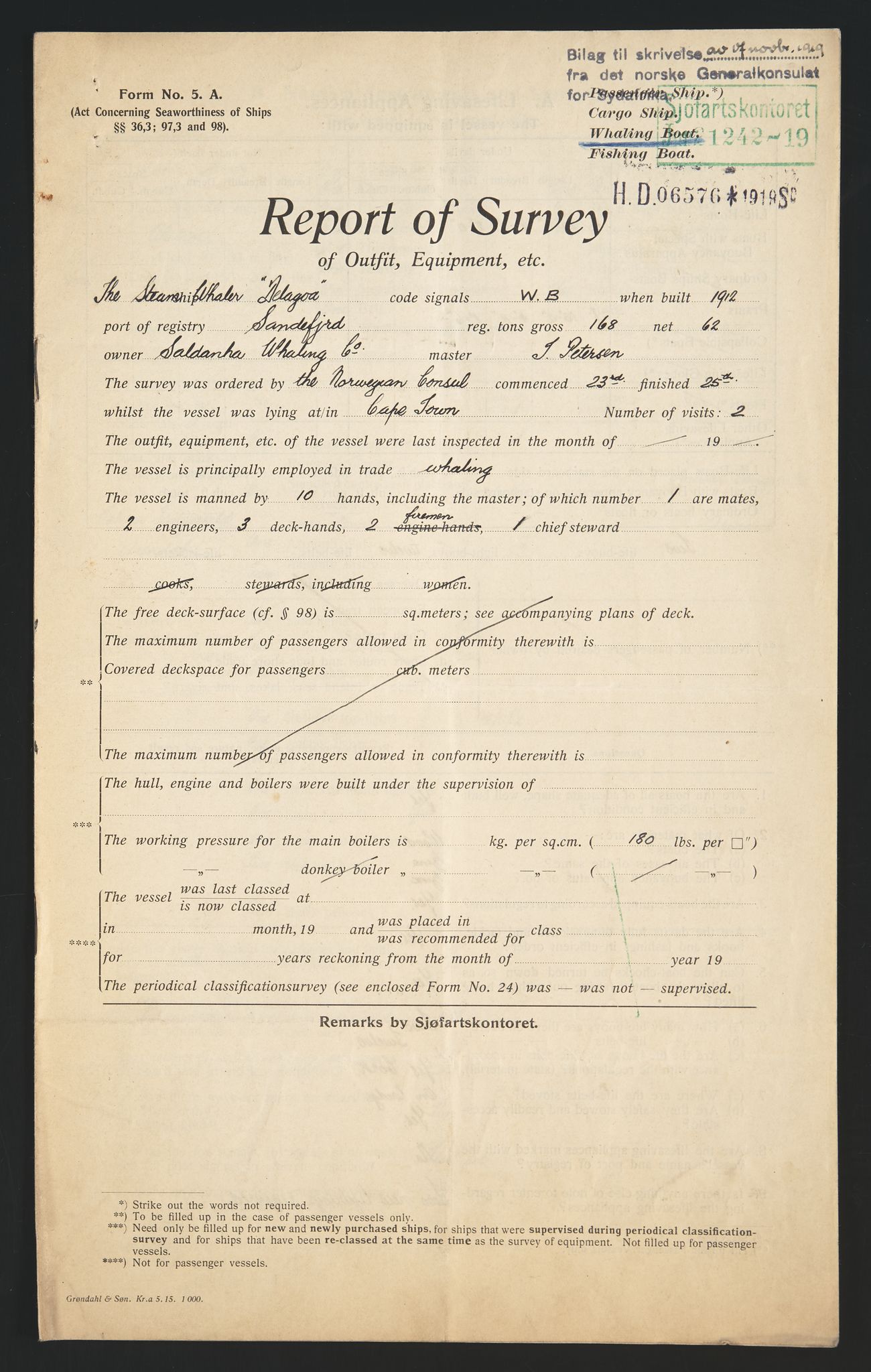 Sjøfartsdirektoratet med forløpere, skipsmapper slettede skip, AV/RA-S-4998/F/Fa/L0235: --, 1847-1930, p. 592