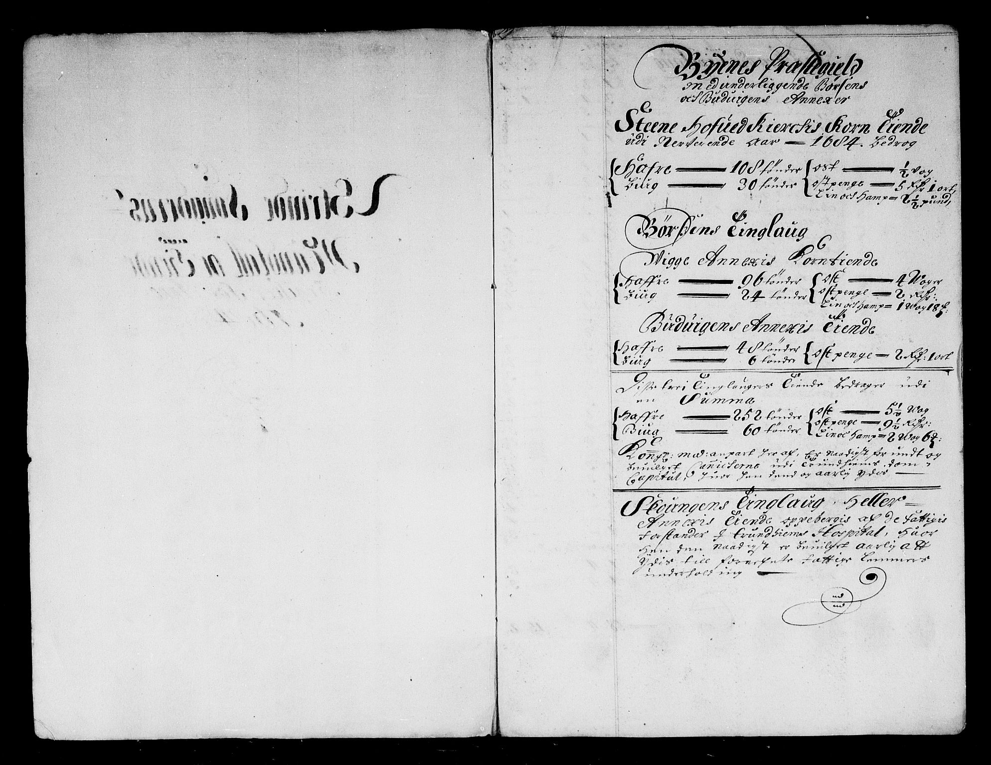 Rentekammeret inntil 1814, Reviderte regnskaper, Stiftamtstueregnskaper, Trondheim stiftamt og Nordland amt, RA/EA-6044/R/Rg/L0075: Trondheim stiftamt og Nordland amt, 1684