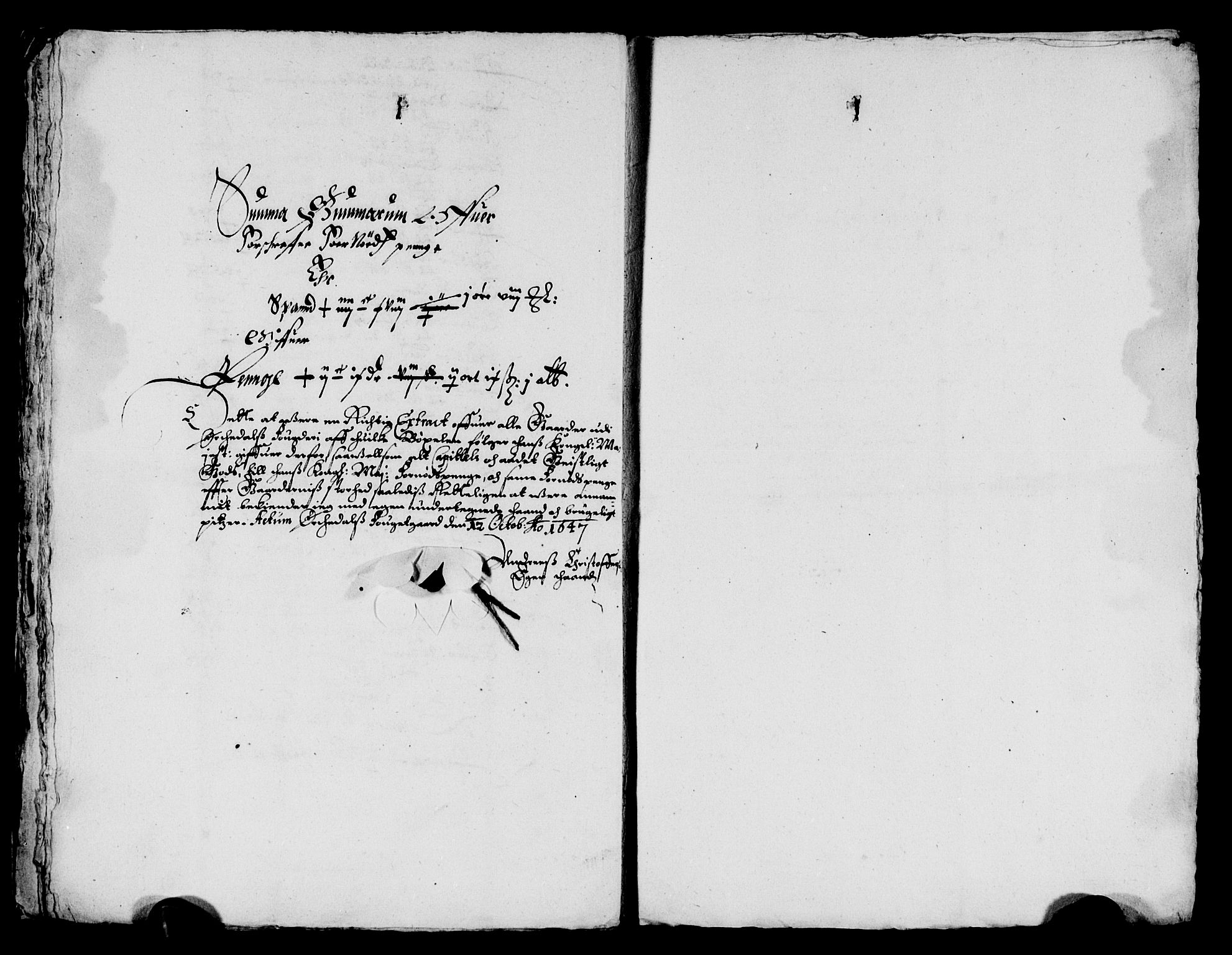 Rentekammeret inntil 1814, Reviderte regnskaper, Lensregnskaper, AV/RA-EA-5023/R/Rb/Rbw/L0091: Trondheim len, 1647