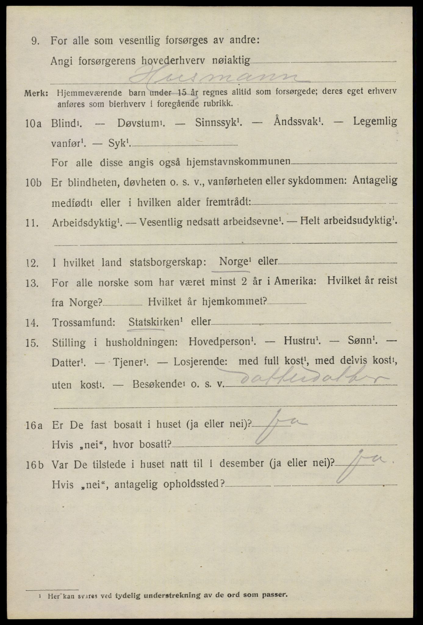 SAO, 1920 census for Høland, 1920, p. 5870