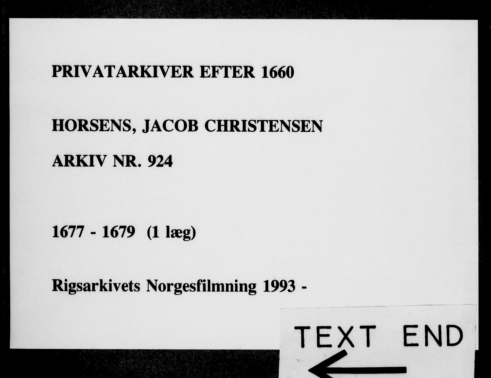 Fra DRA 1996, Privatarkiver etter 1660, AV/RA-EA-5941/F/L0001: Privatarkiver etter 1660, 1669-1740, p. 52