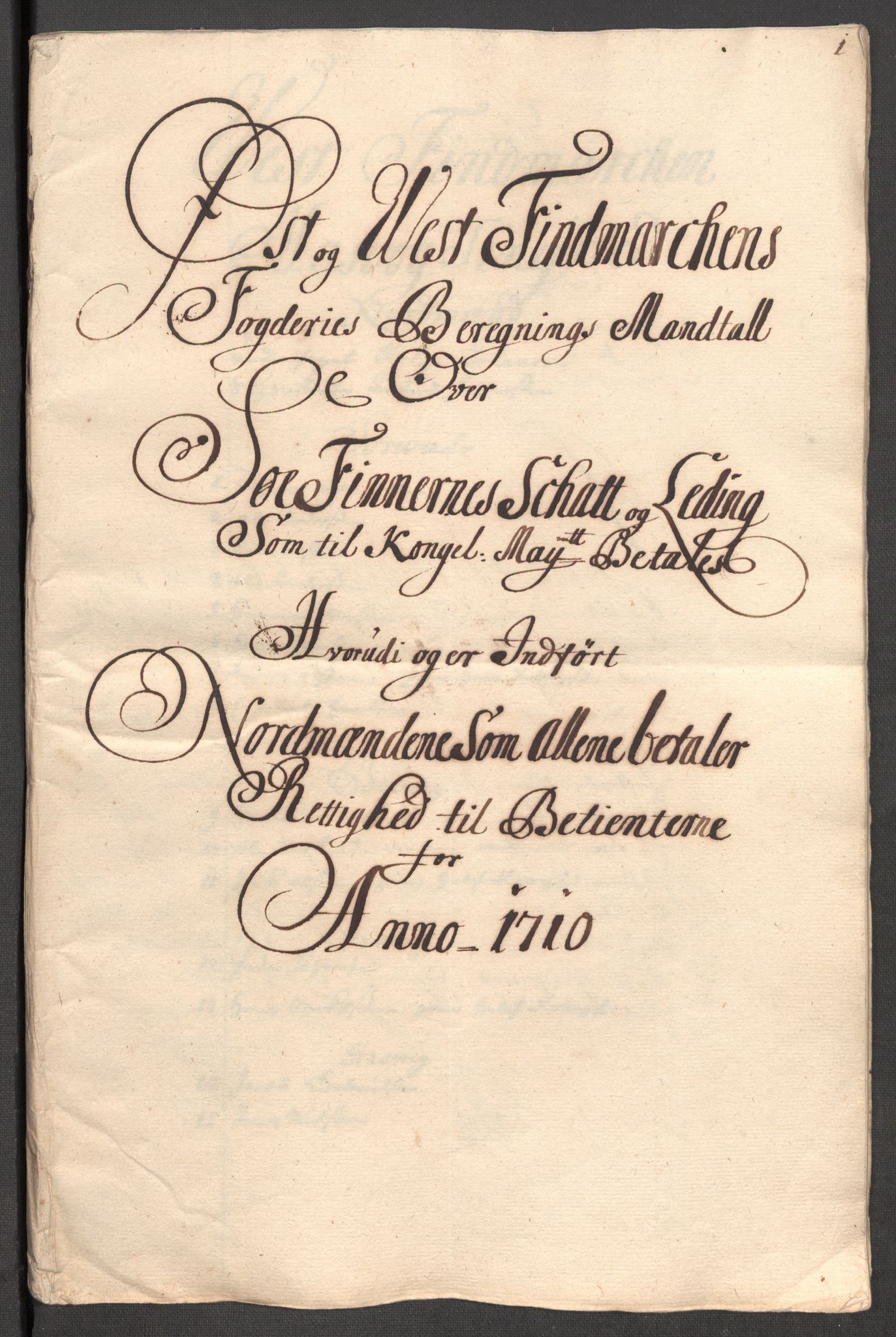 Rentekammeret inntil 1814, Reviderte regnskaper, Fogderegnskap, RA/EA-4092/R69/L4855: Fogderegnskap Finnmark/Vardøhus, 1709-1712, p. 215