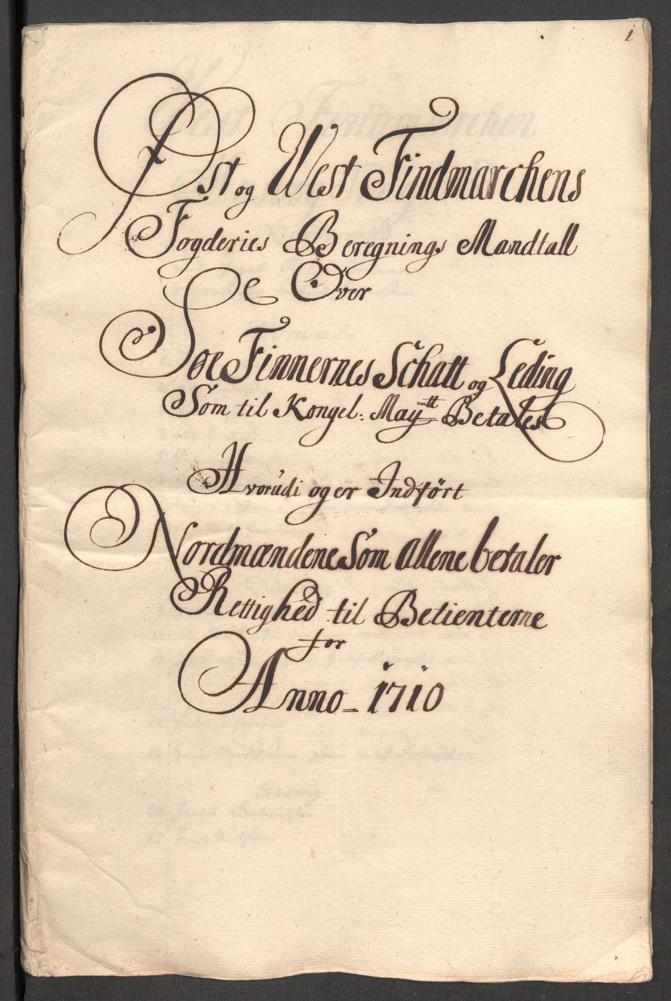 Rentekammeret inntil 1814, Reviderte regnskaper, Fogderegnskap, AV/RA-EA-4092/R69/L4855: Fogderegnskap Finnmark/Vardøhus, 1709-1712, p. 215