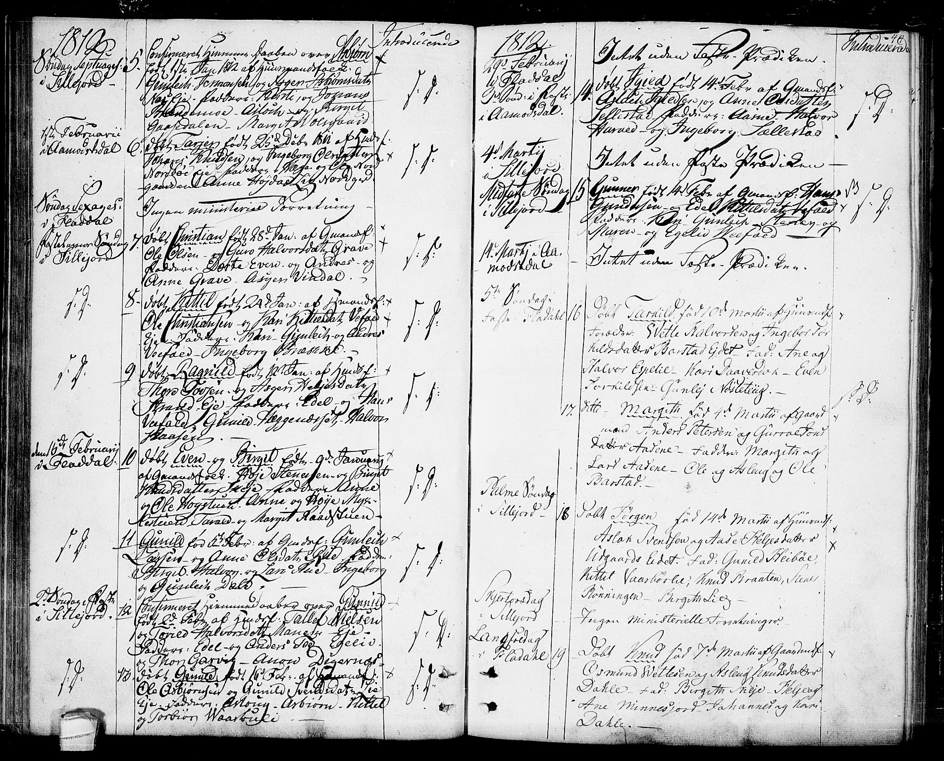 Seljord kirkebøker, SAKO/A-20/F/Fa/L0009: Parish register (official) no. I 9, 1801-1814, p. 44