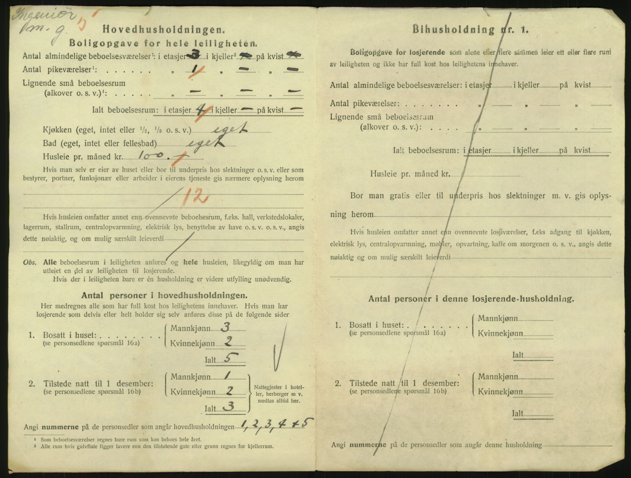 SAO, 1920 census for Kristiania, 1920, p. 16850