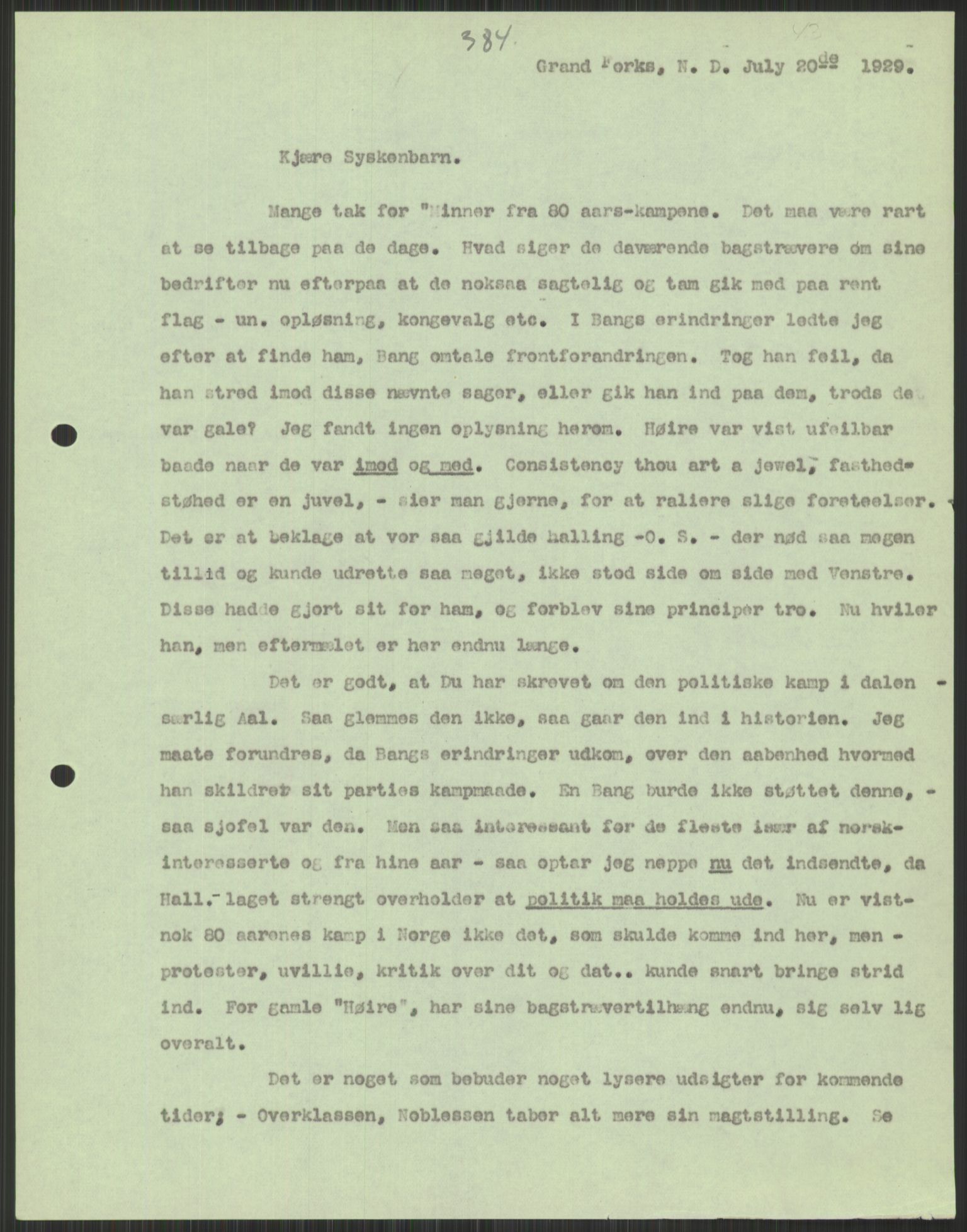 Samlinger til kildeutgivelse, Amerikabrevene, AV/RA-EA-4057/F/L0037: Arne Odd Johnsens amerikabrevsamling I, 1855-1900, p. 857