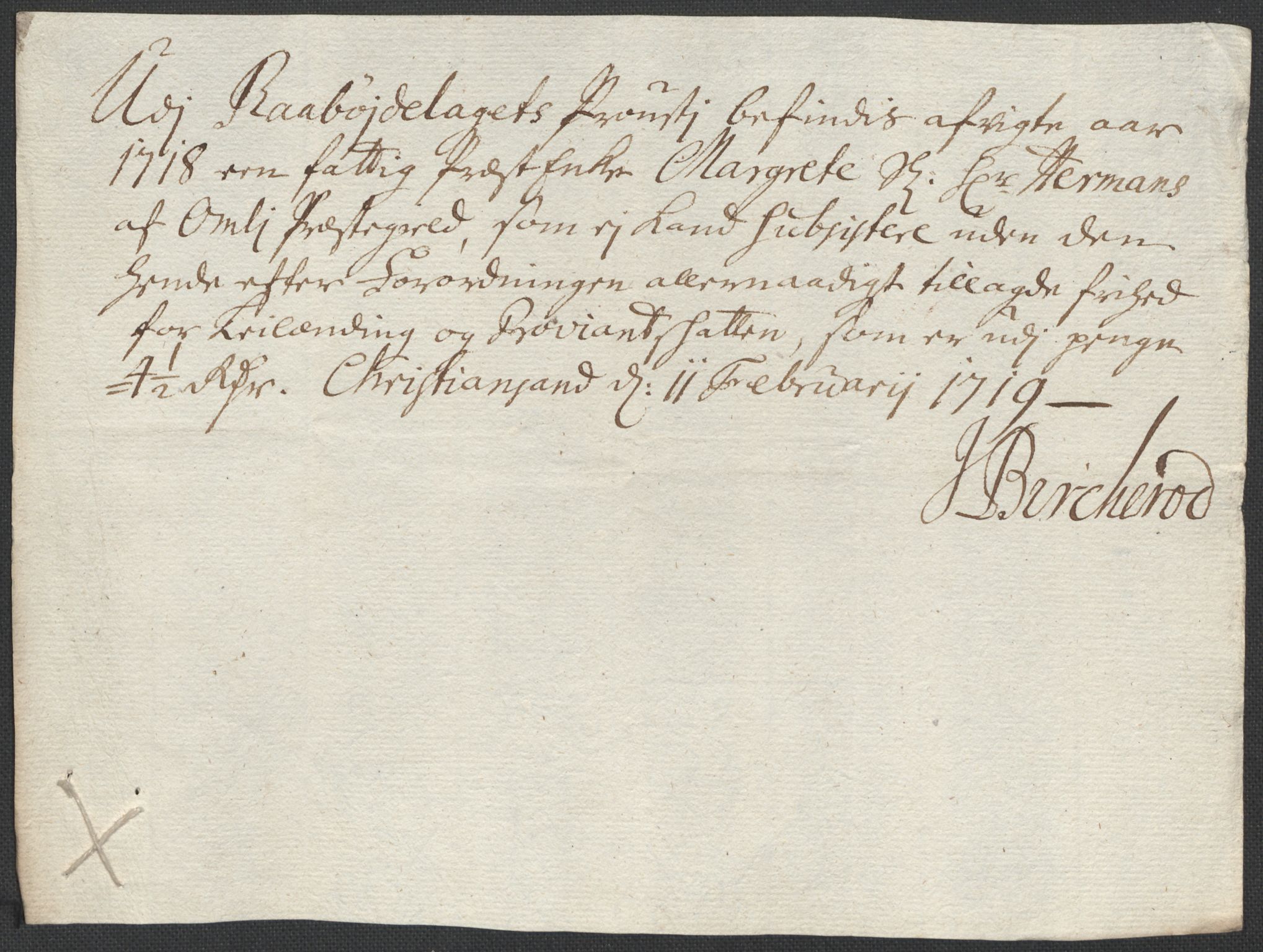 Rentekammeret inntil 1814, Reviderte regnskaper, Fogderegnskap, AV/RA-EA-4092/R40/L2453: Fogderegnskap Råbyggelag, 1718-1719, p. 115