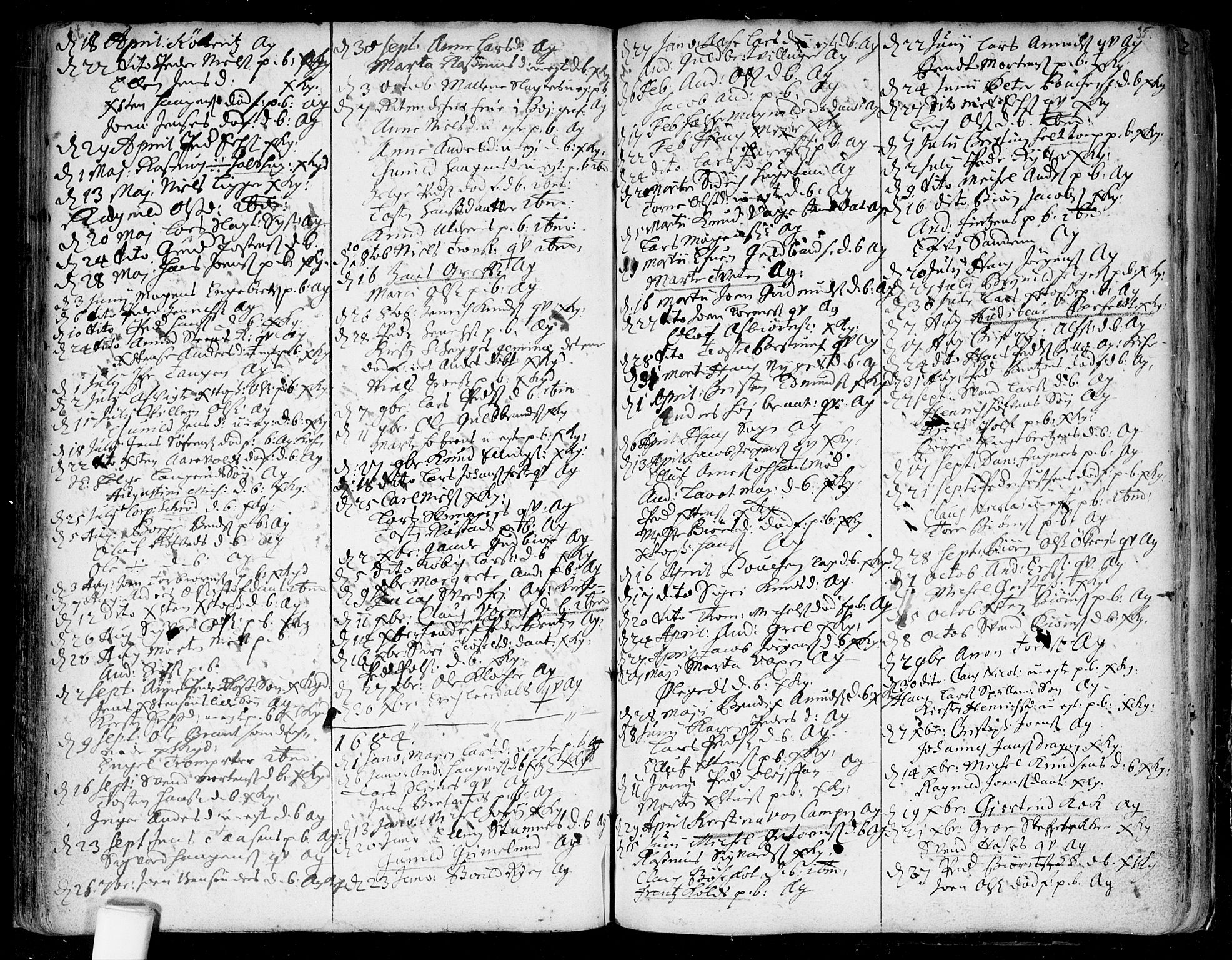 Aker prestekontor kirkebøker, AV/SAO-A-10861/F/L0001: Parish register (official) no. 1, 1656-1688