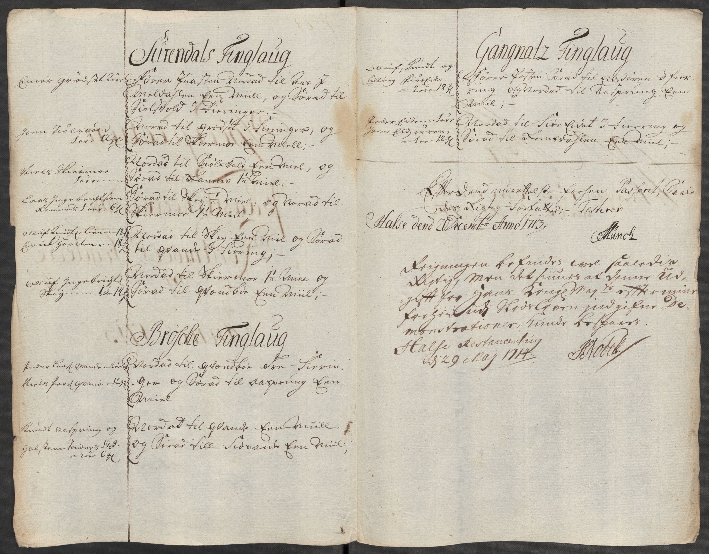Rentekammeret inntil 1814, Reviderte regnskaper, Fogderegnskap, RA/EA-4092/R56/L3747: Fogderegnskap Nordmøre, 1713, p. 175