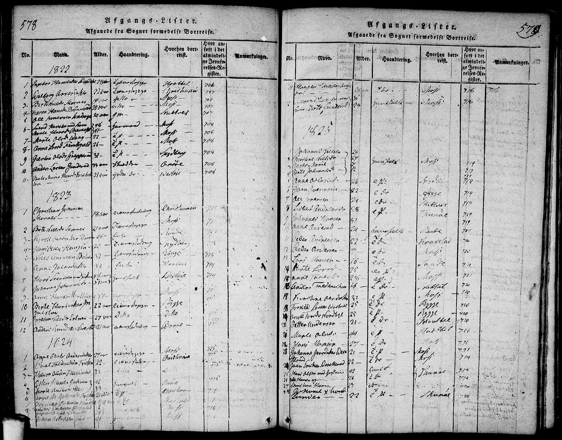 Våler prestekontor Kirkebøker, SAO/A-11083/F/Fa/L0005: Parish register (official) no. I 5, 1815-1839, p. 578-579