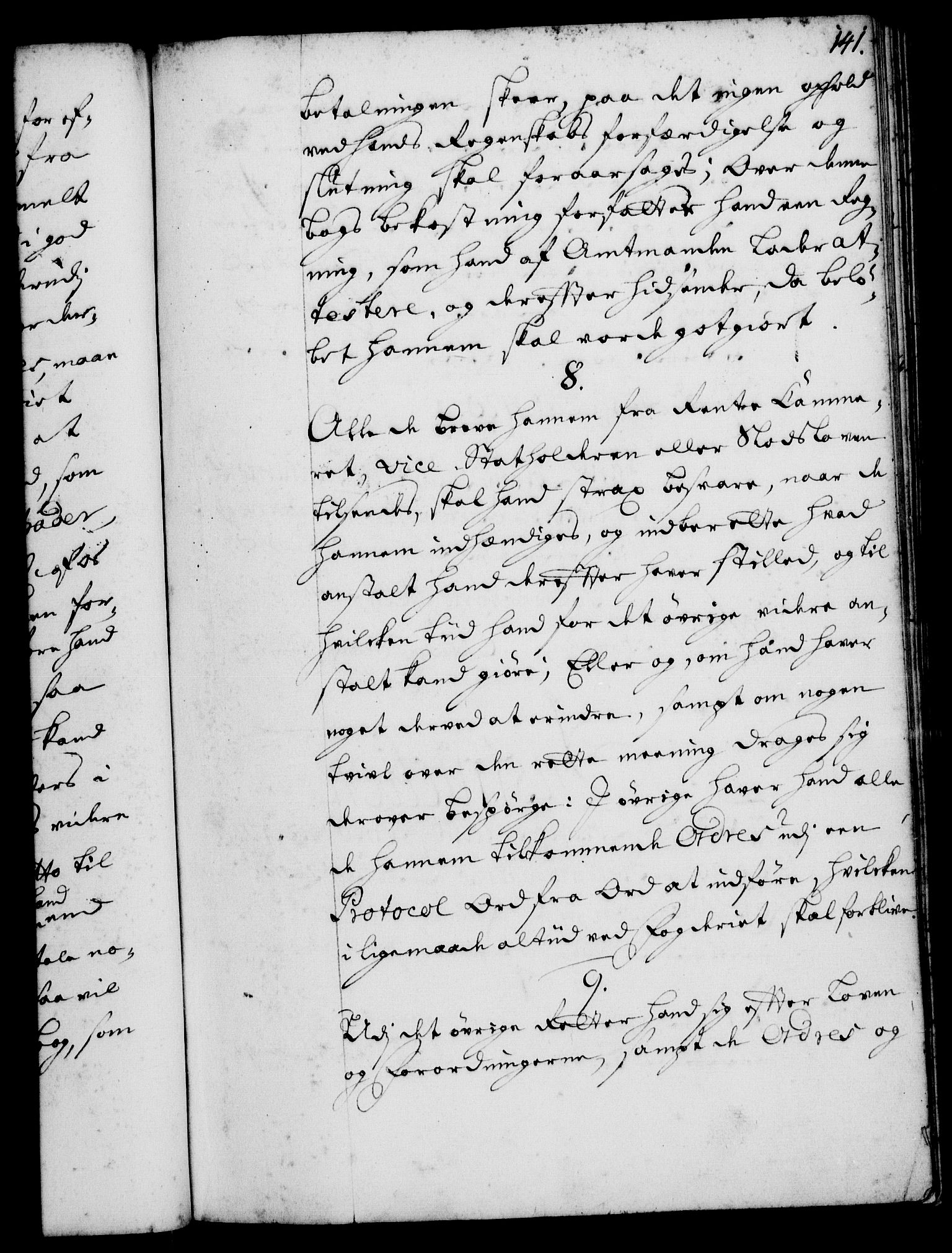 Rentekammeret, Kammerkanselliet, RA/EA-3111/G/Gg/Ggi/L0001: Norsk instruksjonsprotokoll med register (merket RK 53.34), 1720-1729, p. 141