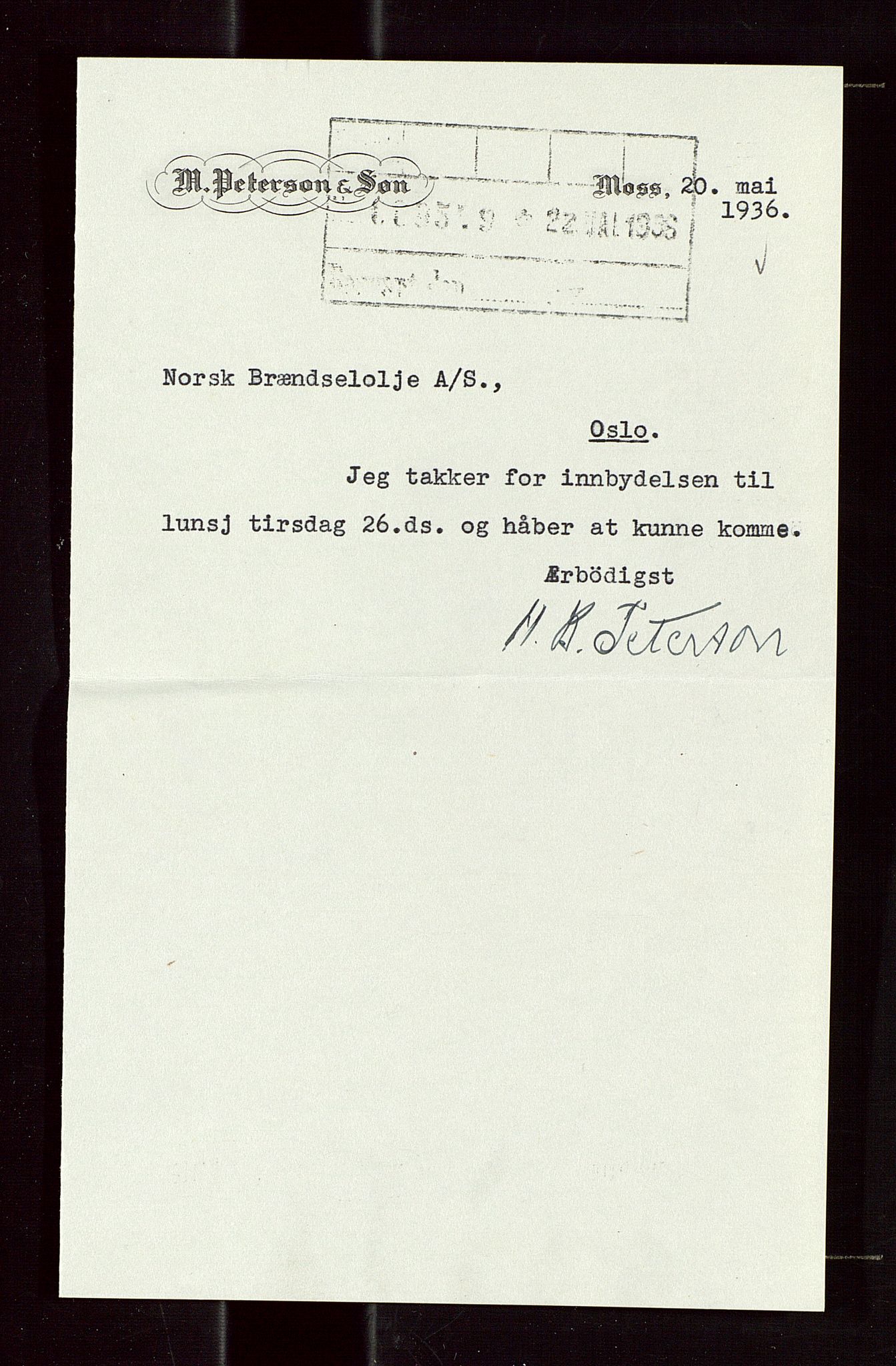 PA 1544 - Norsk Brændselolje A/S, AV/SAST-A-101965/1/A/Aa/L0002/0003: Generalforsamling  / Generalforsamling 1935, 1936, 1935-1936, p. 170