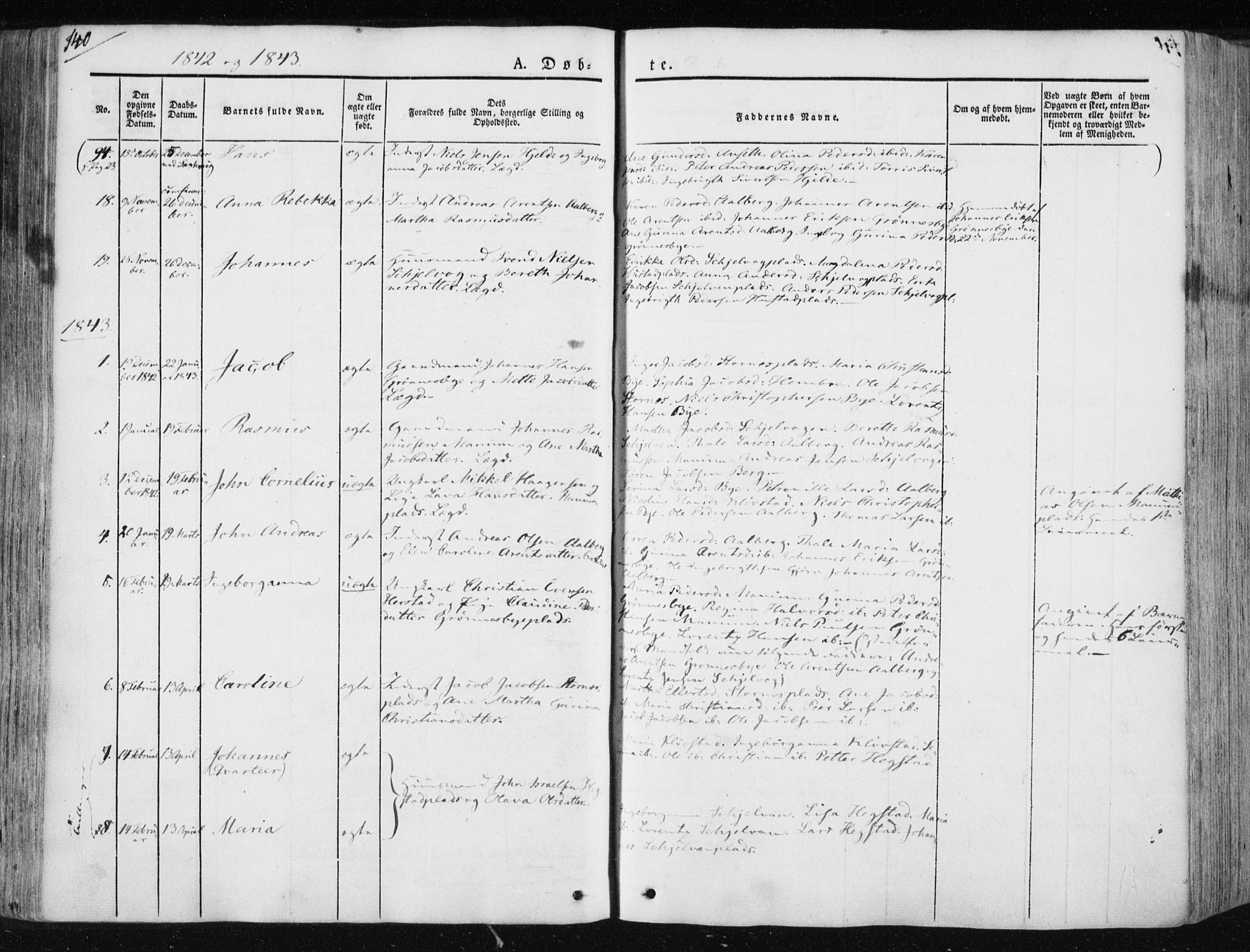 Ministerialprotokoller, klokkerbøker og fødselsregistre - Nord-Trøndelag, SAT/A-1458/730/L0280: Parish register (official) no. 730A07 /3, 1840-1854, p. 140