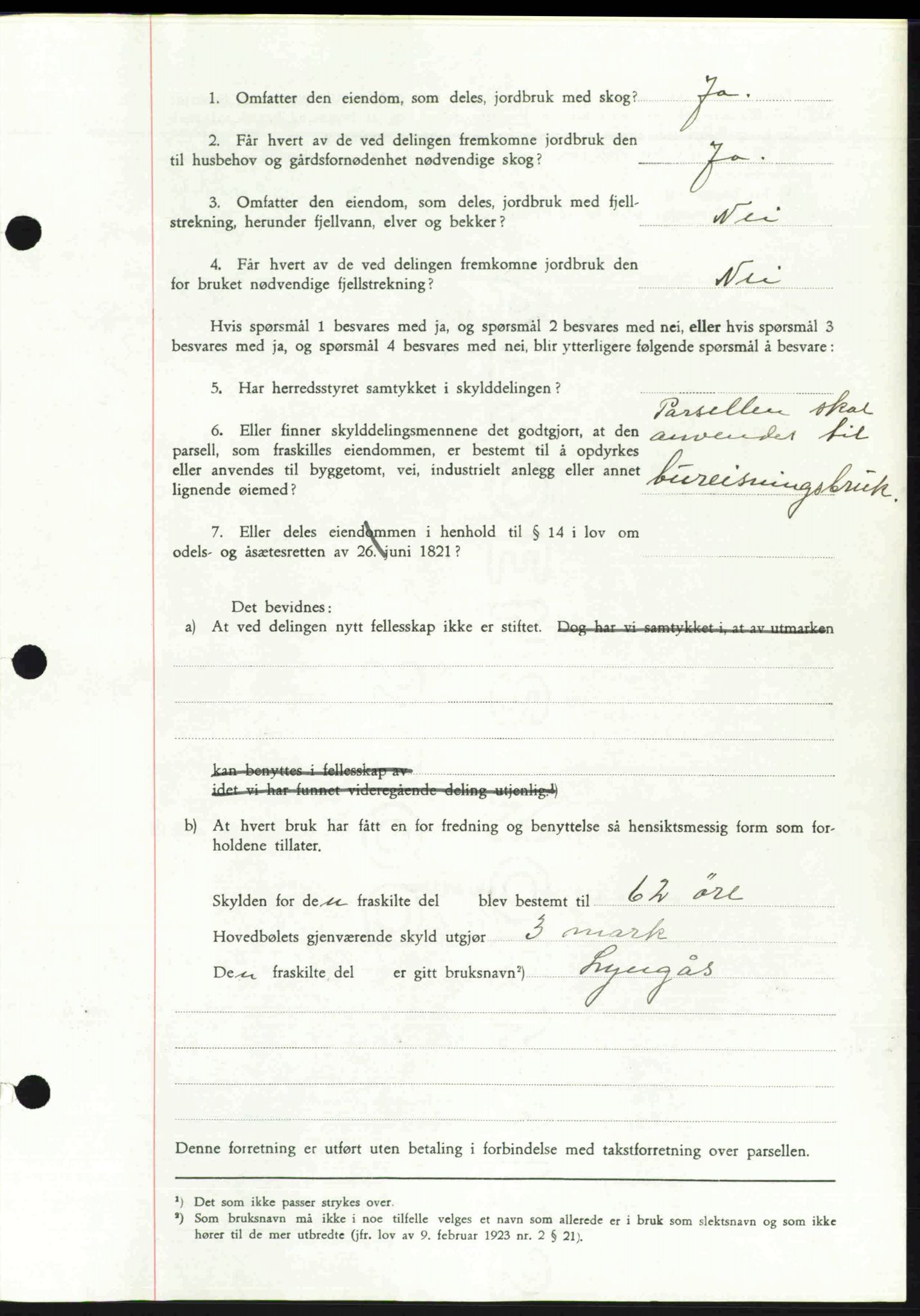 Toten tingrett, SAH/TING-006/H/Hb/Hbc/L0004: Mortgage book no. Hbc-04, 1938-1938, Diary no: : 1685/1938