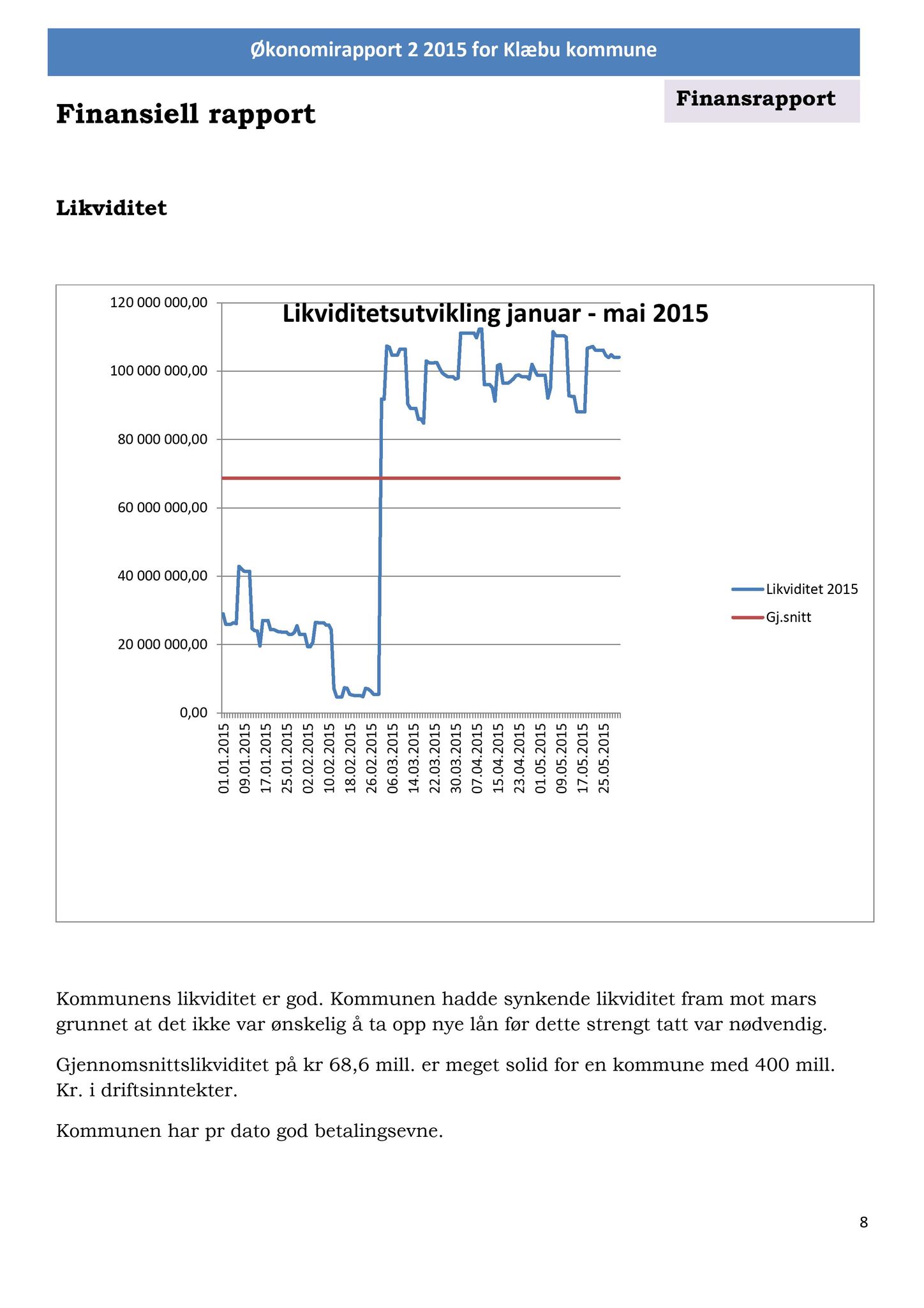 Klæbu Kommune, TRKO/KK/01-KS/L008: Kommunestyret - Møtedokumenter, 2015, p. 1000