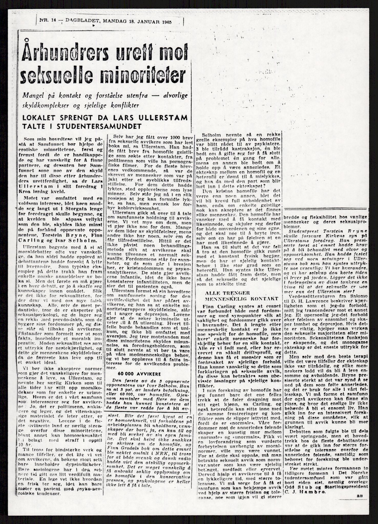 Det Norske Forbundet av 1948/Landsforeningen for Lesbisk og Homofil Frigjøring, AV/RA-PA-1216/A/Ag/L0002: "Vi løsnet et skred", 1959-1995, p. 569