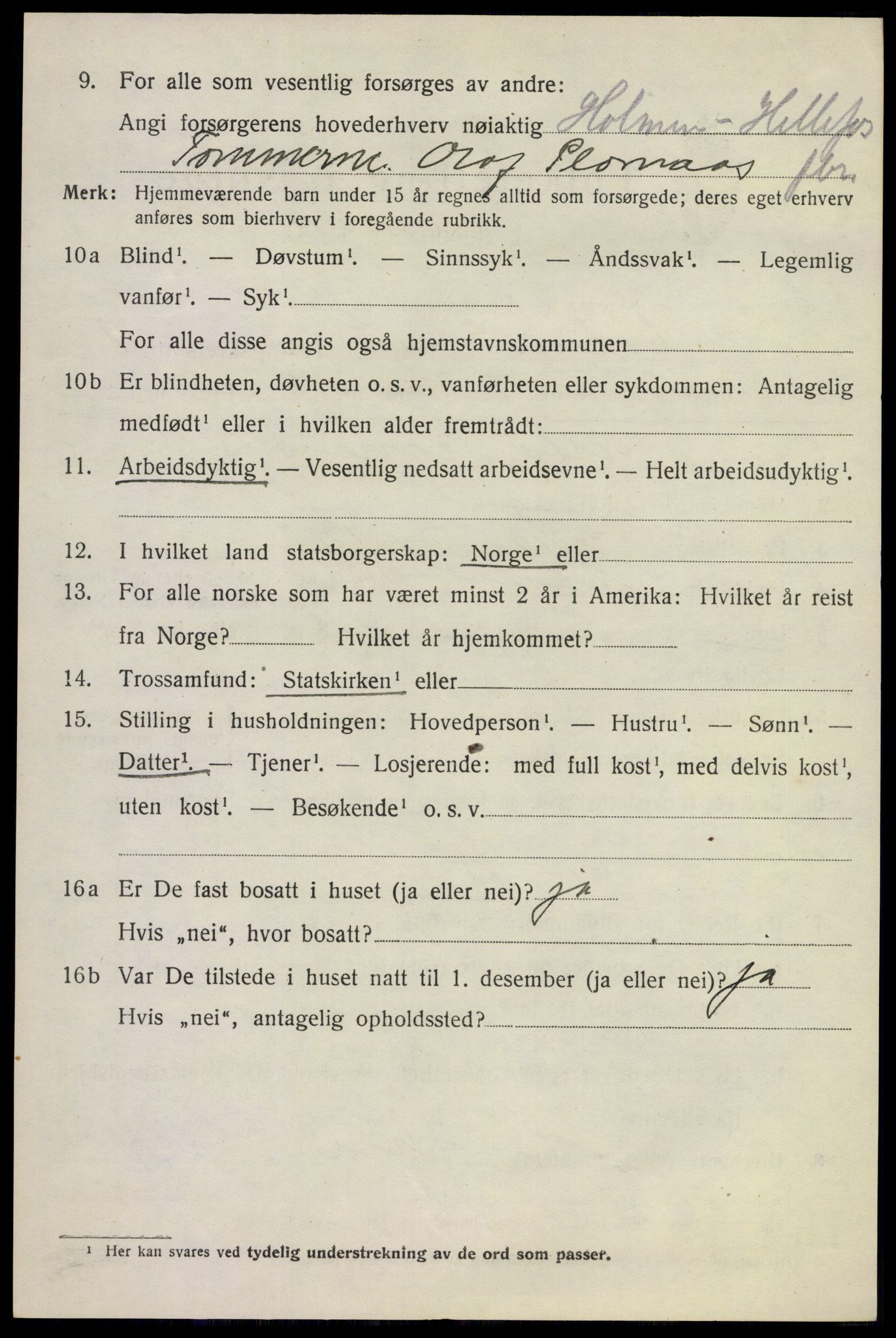 SAKO, 1920 census for Modum, 1920, p. 11876