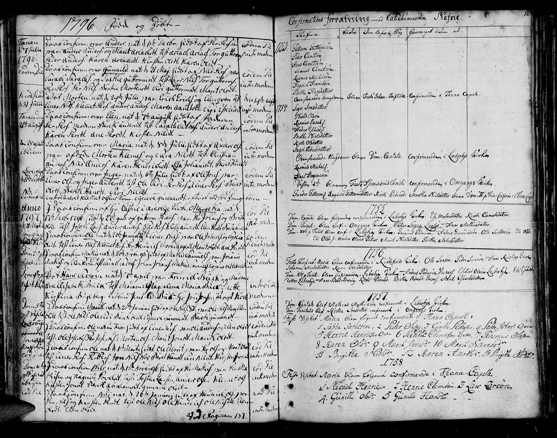 Lebesby sokneprestkontor, AV/SATØ-S-1353/H/Ha/L0001kirke: Parish register (official) no. 1, 1751-1816, p. 56