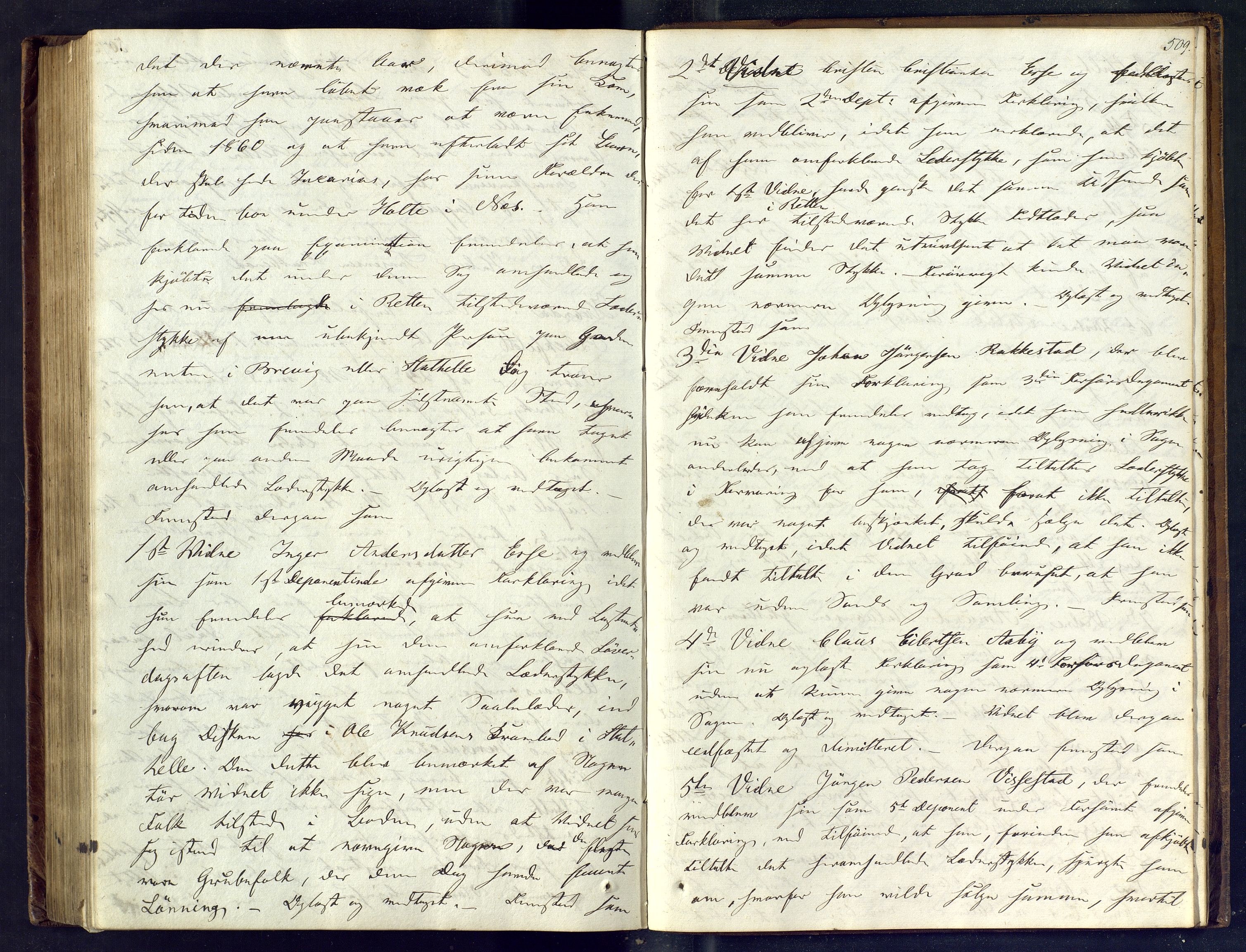 Bamble sorenskriveri, AV/SAKO-A-214/F/Fc/Fcb/L0004: Ekstrarettprotokoll, 1860-1863, p. 508-509