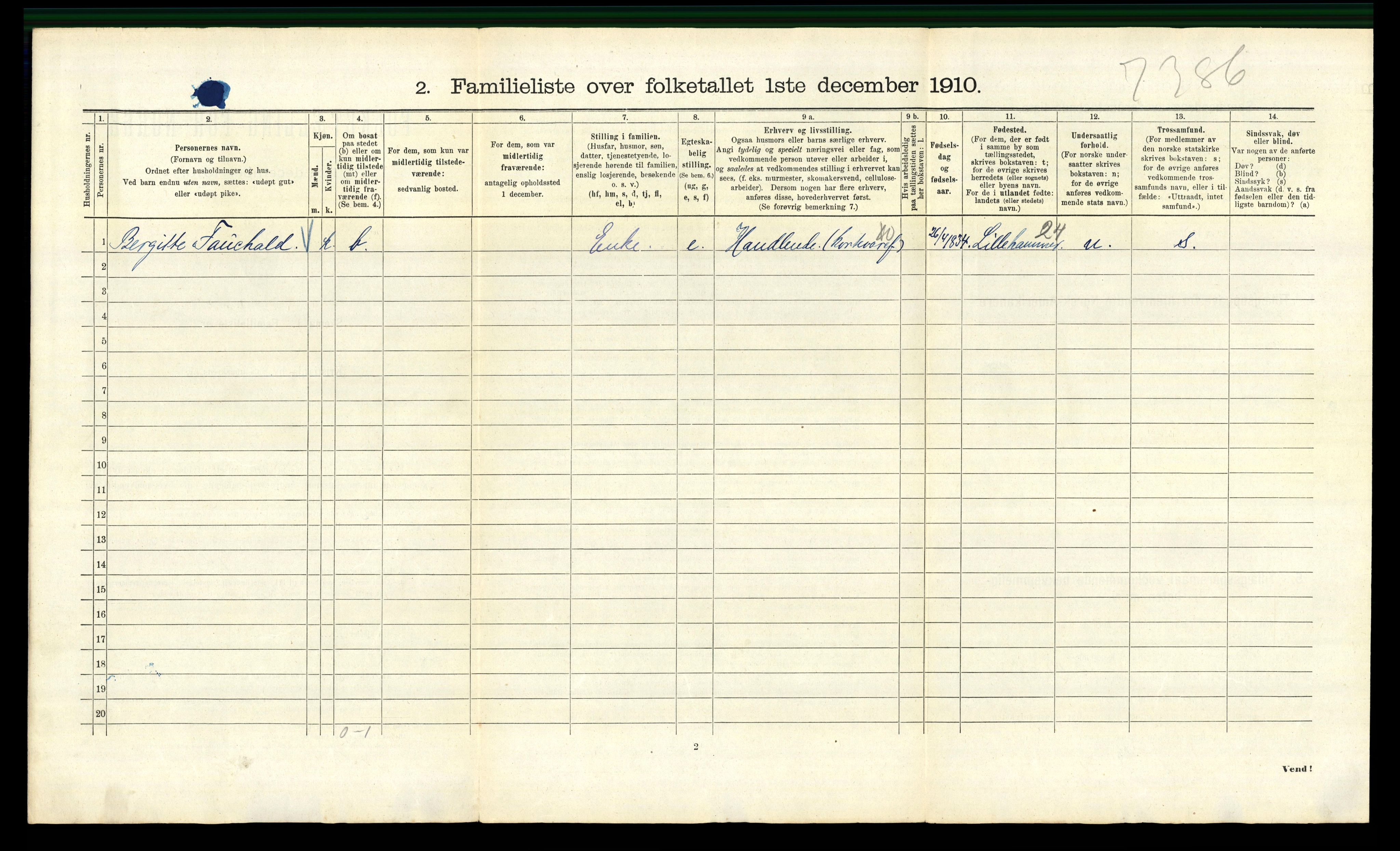 RA, 1910 census for Kristiania, 1910, p. 16004