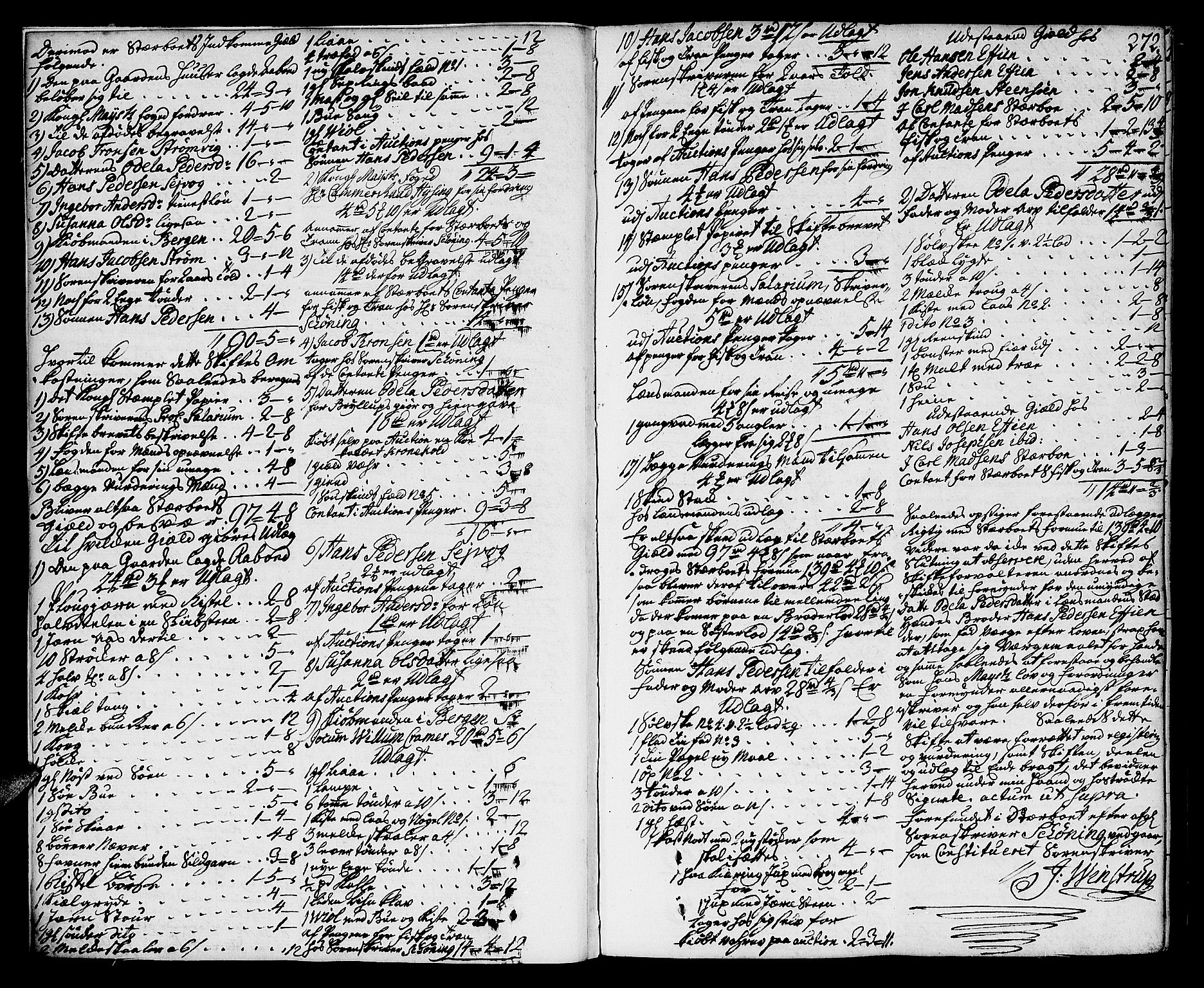Salten sorenskriveri, AV/SAT-A-4578/1/3/3A/L0012: Skifteprotokoll 7b, 1767-1769, p. 271b-272a