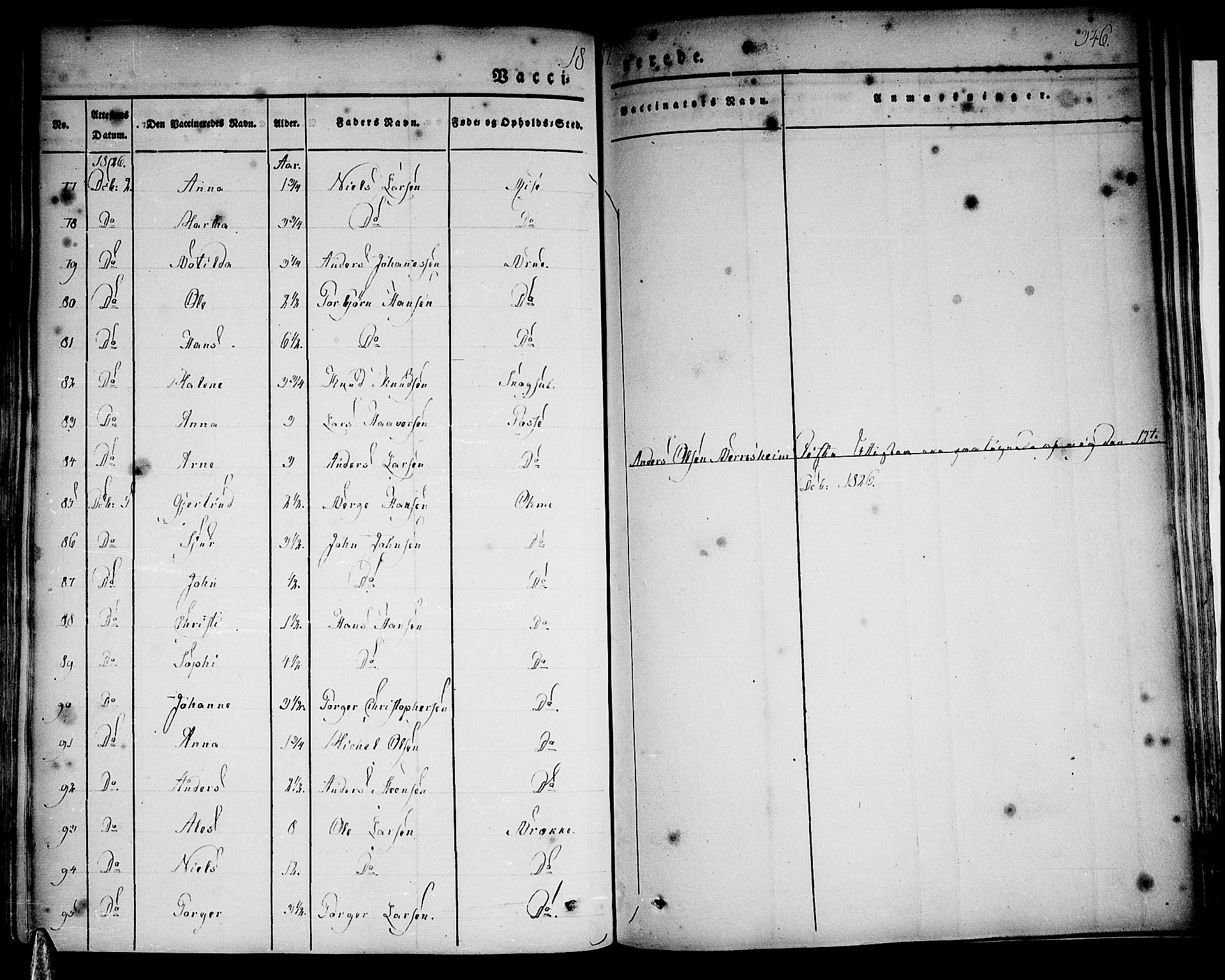 Strandebarm sokneprestembete, AV/SAB-A-78401/H/Haa: Parish register (official) no. A 6, 1826-1843, p. 346