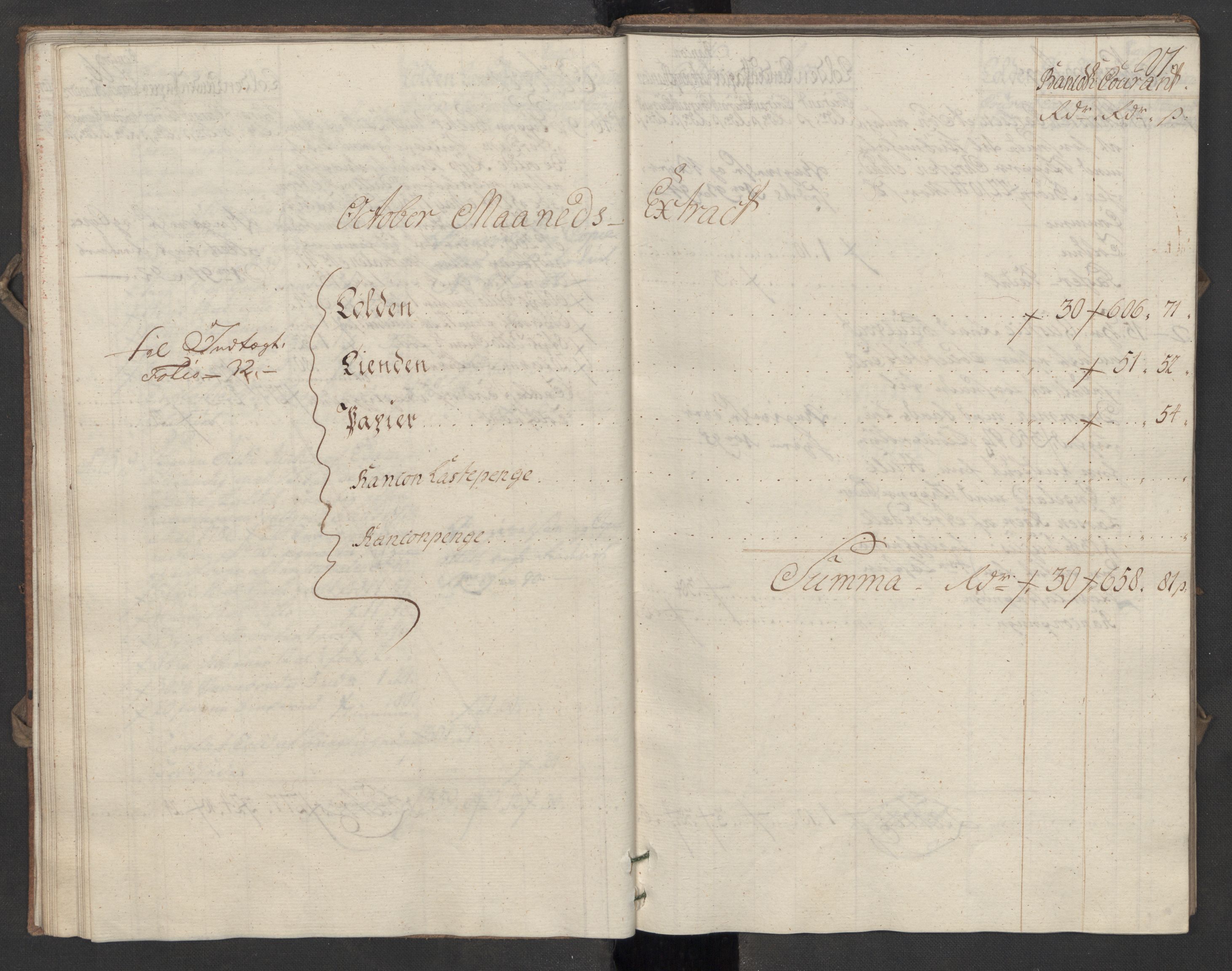Generaltollkammeret, tollregnskaper, AV/RA-EA-5490/R07/L0016/0002: Tollregnskaper Sand / Utgående hovedtollbok, 1756, p. 26b-27a