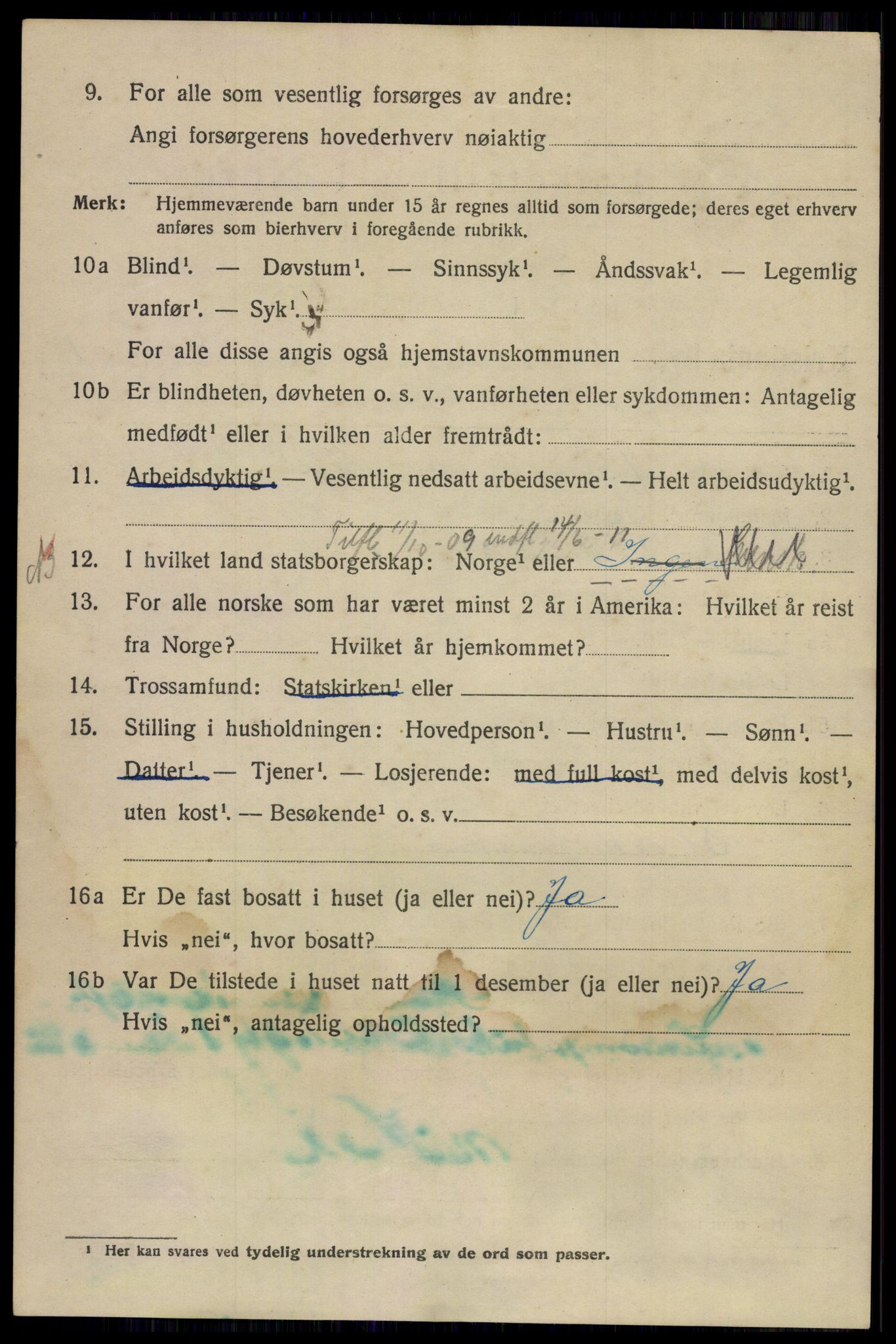 SAO, 1920 census for Kristiania, 1920, p. 137030