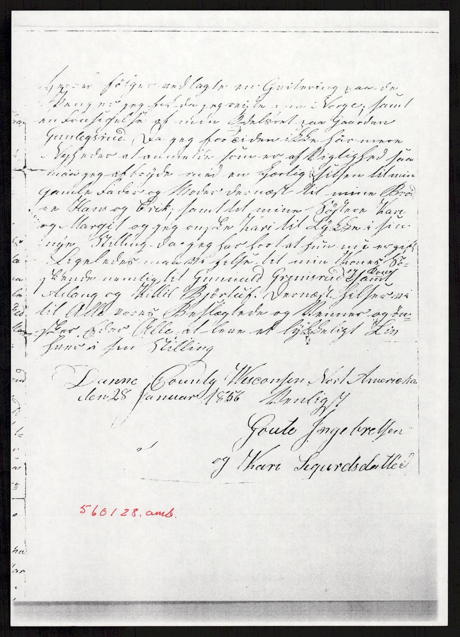 Samlinger til kildeutgivelse, Amerikabrevene, AV/RA-EA-4057/F/L0024: Innlån fra Telemark: Gunleiksrud - Willard, 1838-1914, p. 24