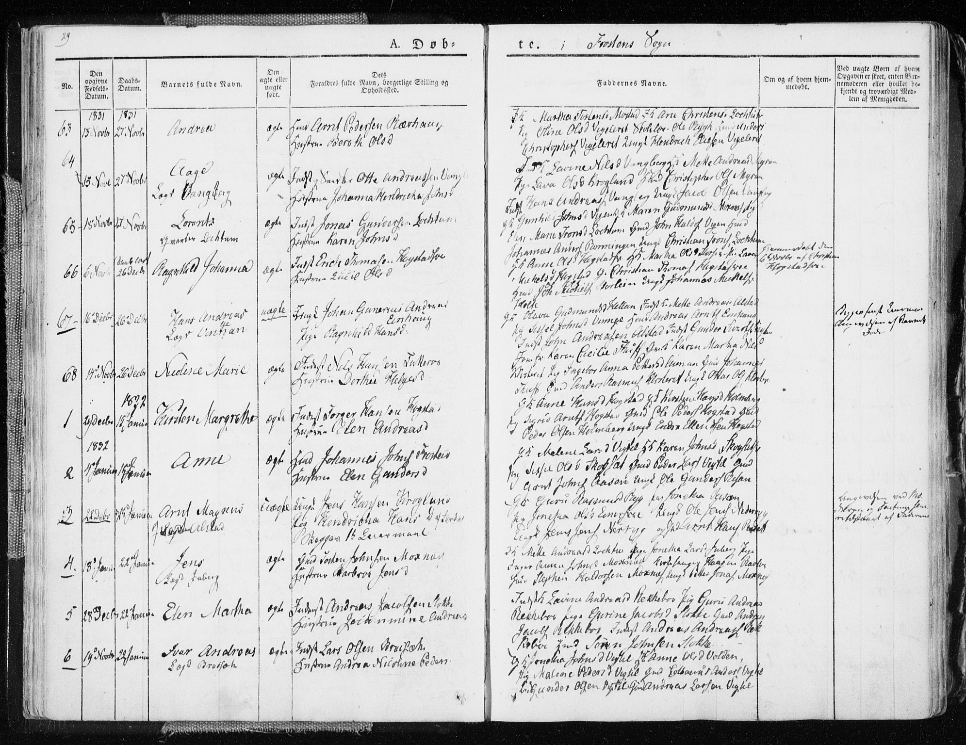 Ministerialprotokoller, klokkerbøker og fødselsregistre - Nord-Trøndelag, SAT/A-1458/713/L0114: Parish register (official) no. 713A05, 1827-1839, p. 29