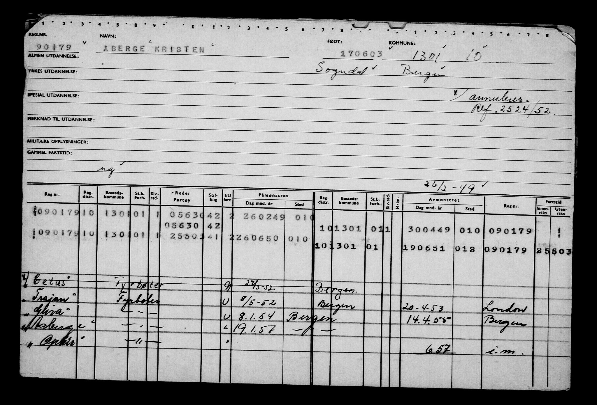 Direktoratet for sjømenn, AV/RA-S-3545/G/Gb/L0049: Hovedkort, 1903, p. 418