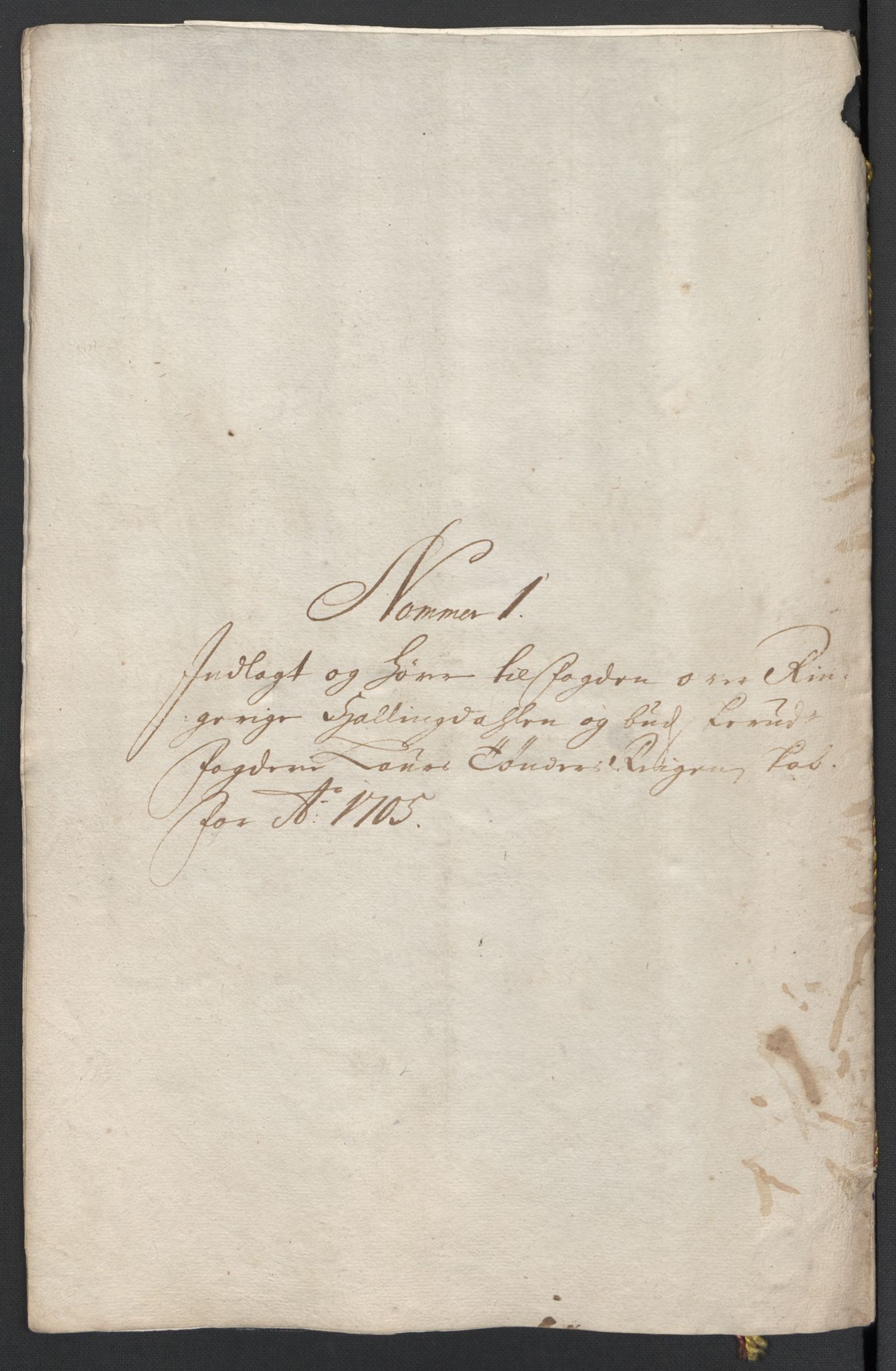 Rentekammeret inntil 1814, Reviderte regnskaper, Fogderegnskap, AV/RA-EA-4092/R22/L1464: Fogderegnskap Ringerike, Hallingdal og Buskerud, 1705, p. 27