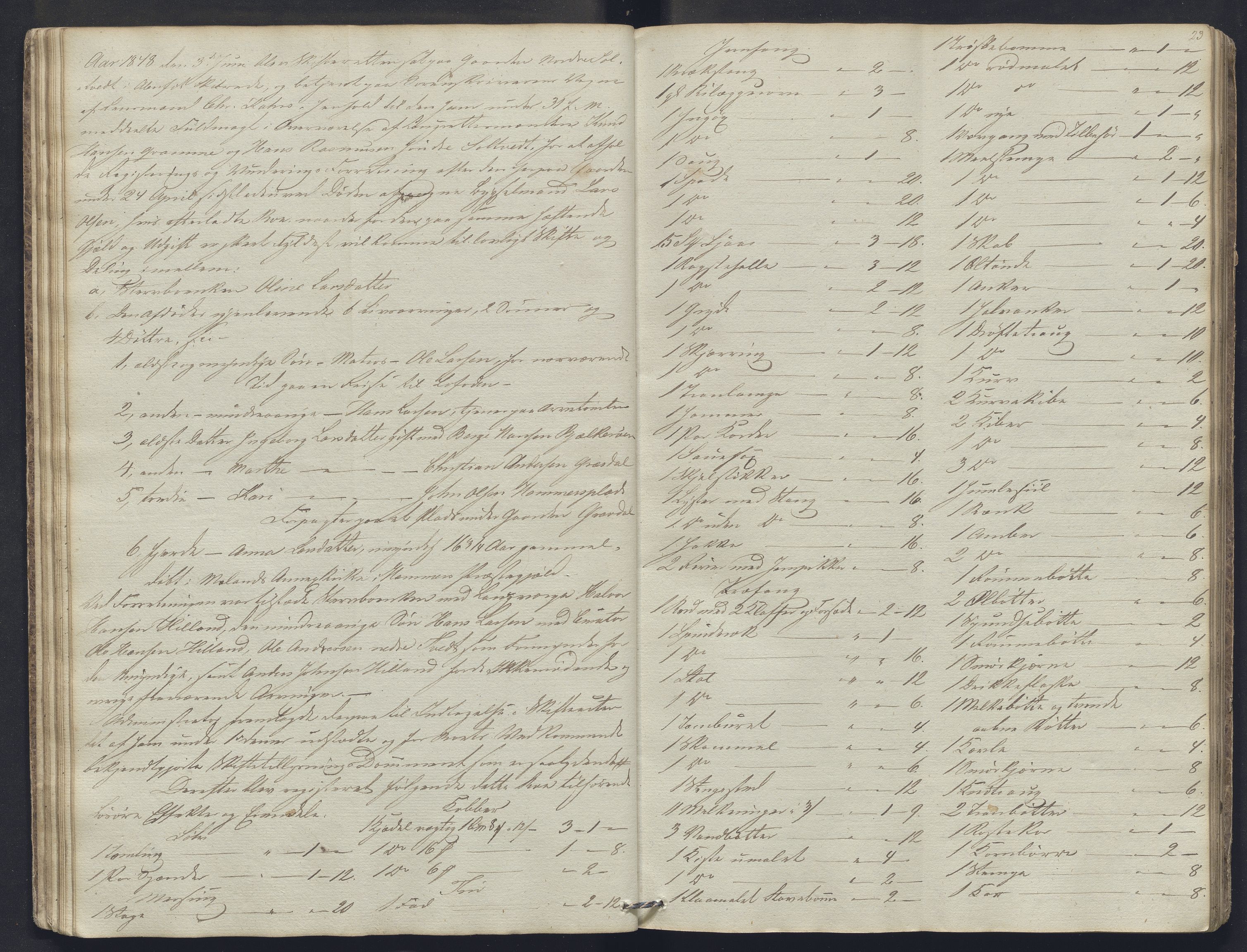 Nordhordland sorenskrivar, AV/SAB-A-2901/1/H/Hb/L0003: Registreringsprotokollar, 1846-1852, p. 23