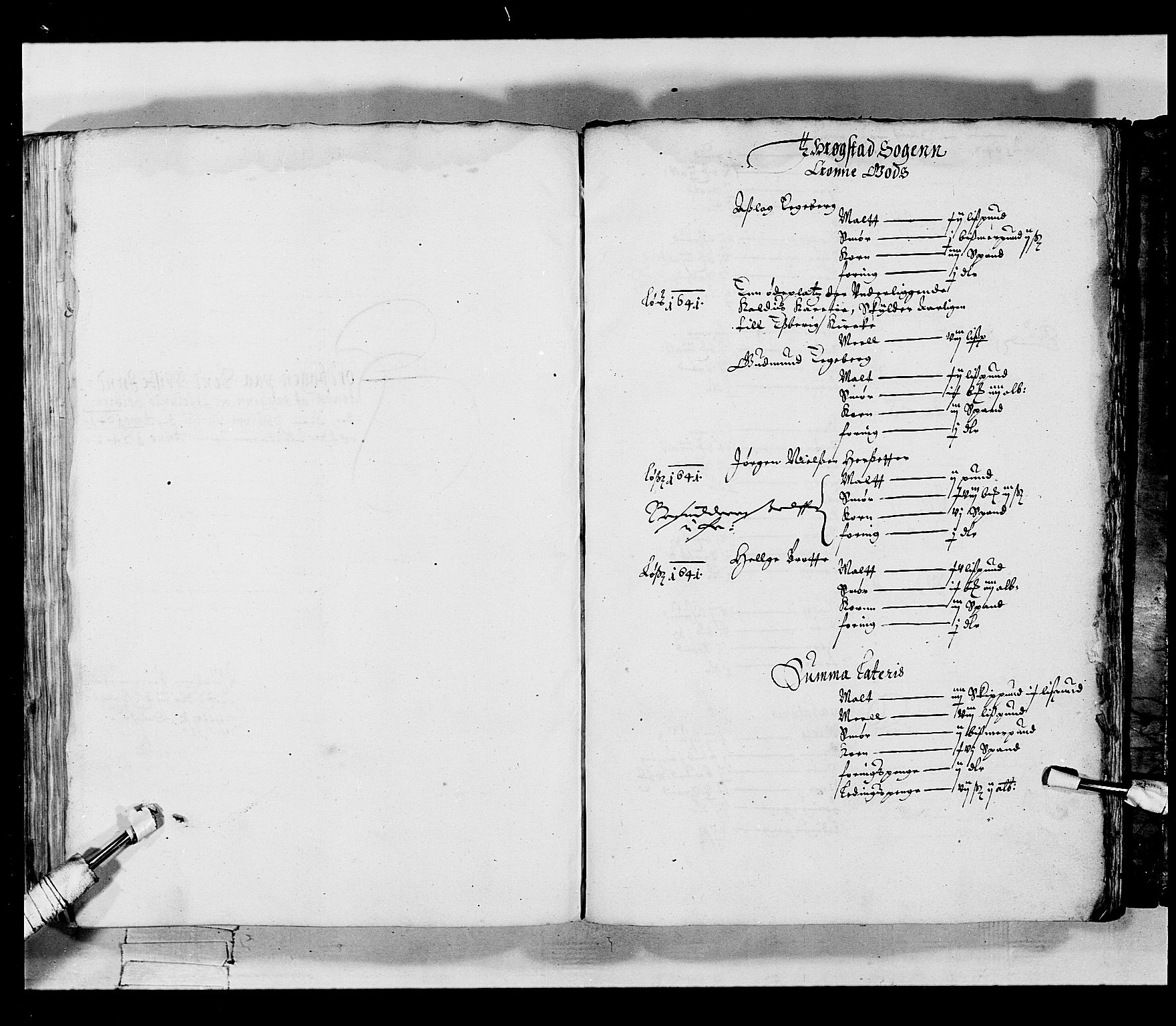 Stattholderembetet 1572-1771, AV/RA-EA-2870/Ek/L0019/0001: Jordebøker 1633-1658 / Jordebøker for Akershus len, 1642, p. 224