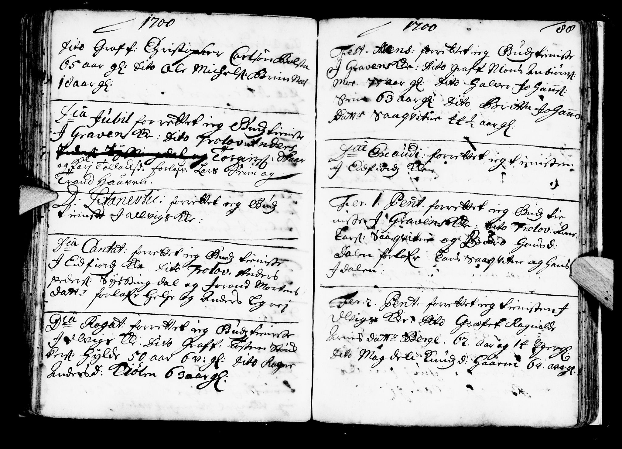 Ulvik sokneprestembete, SAB/A-78801/H/Haa: Parish register (official) no. A 2, 1689-1706, p. 88