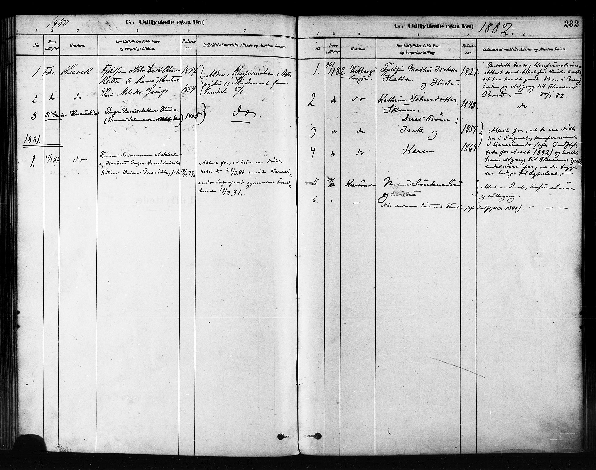 Kautokeino sokneprestembete, SATØ/S-1340/H/Ha/L0004.kirke: Parish register (official) no. 4, 1877-1896, p. 232