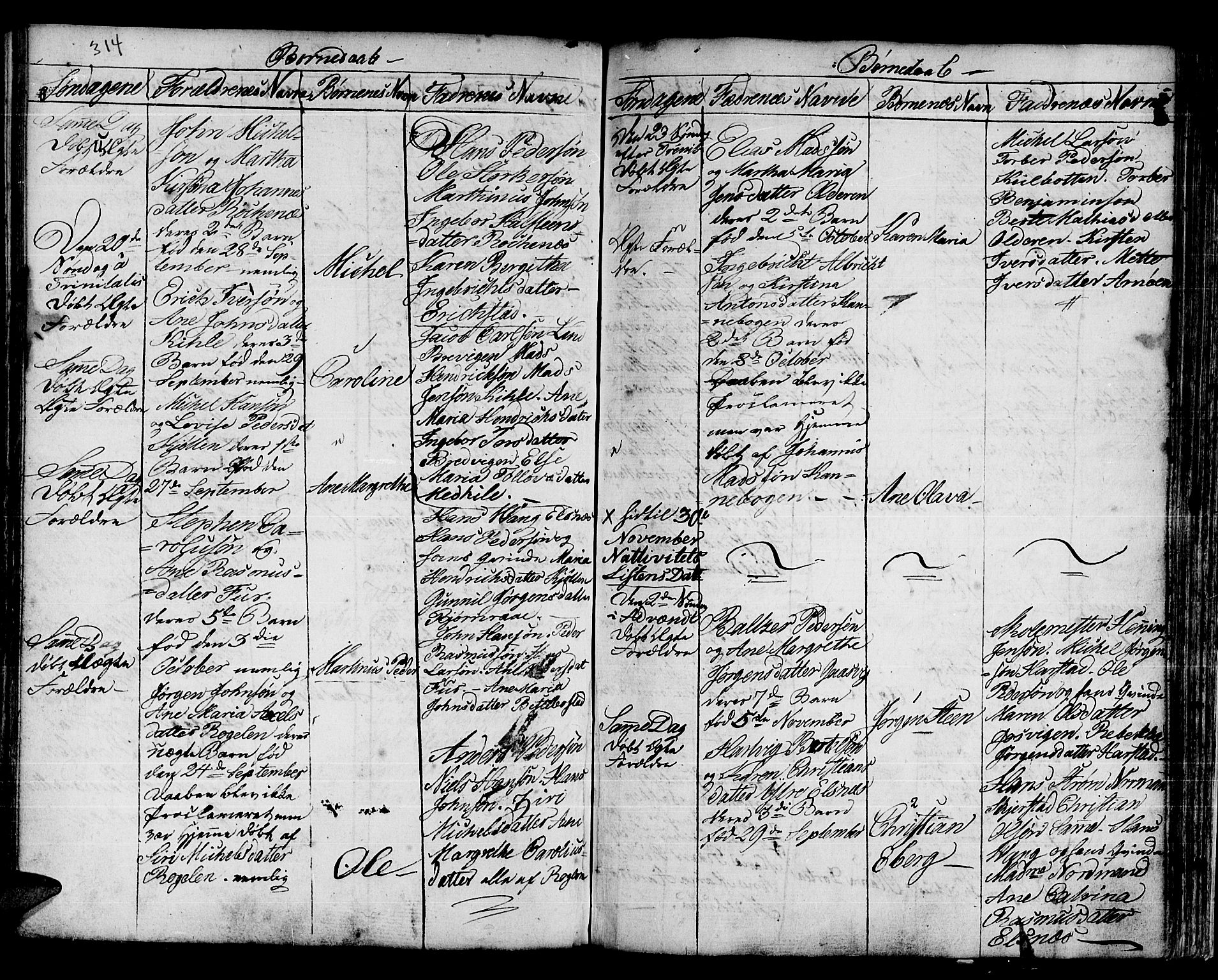 Trondenes sokneprestkontor, AV/SATØ-S-1319/H/Ha/L0005kirke: Parish register (official) no. 5, 1804-1820, p. 314-315