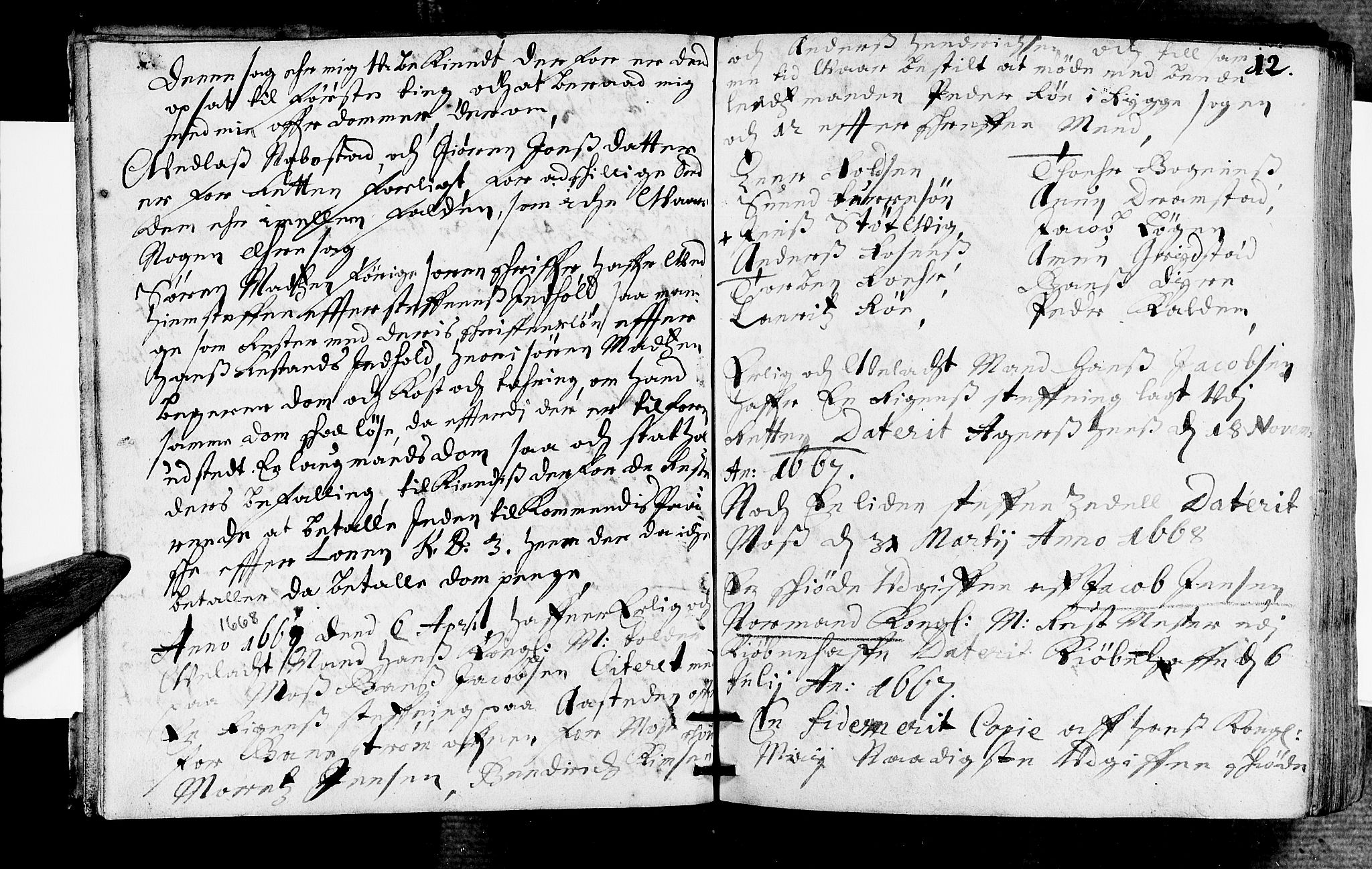 Moss sorenskriveri, AV/SAO-A-10168, 1668-1669, p. 11b-12a
