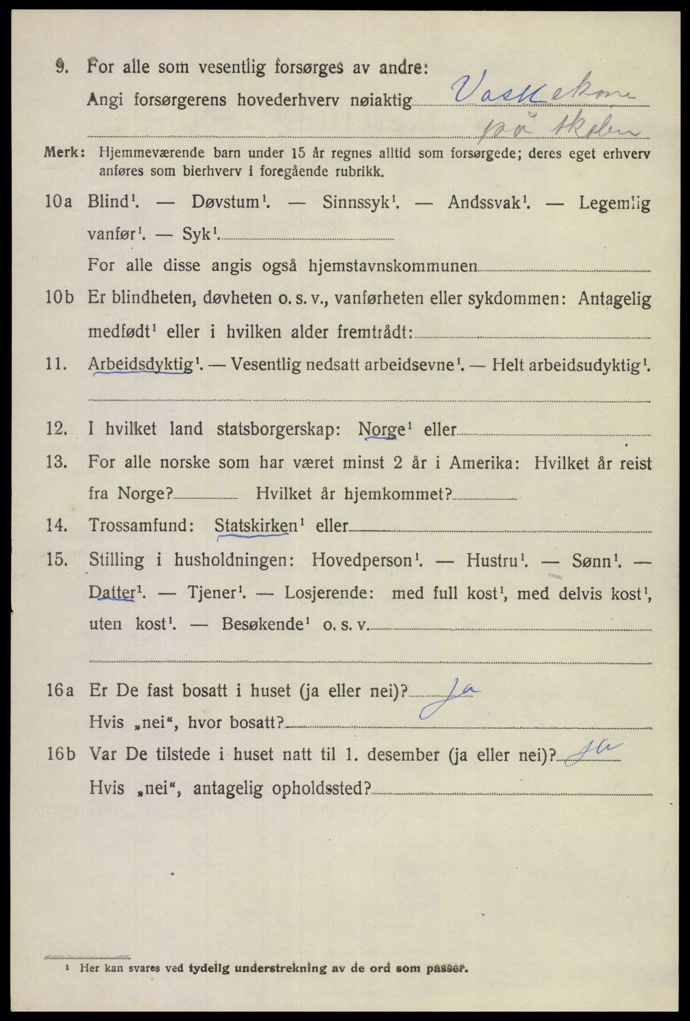 SAKO, 1920 census for Gjerpen, 1920, p. 4199