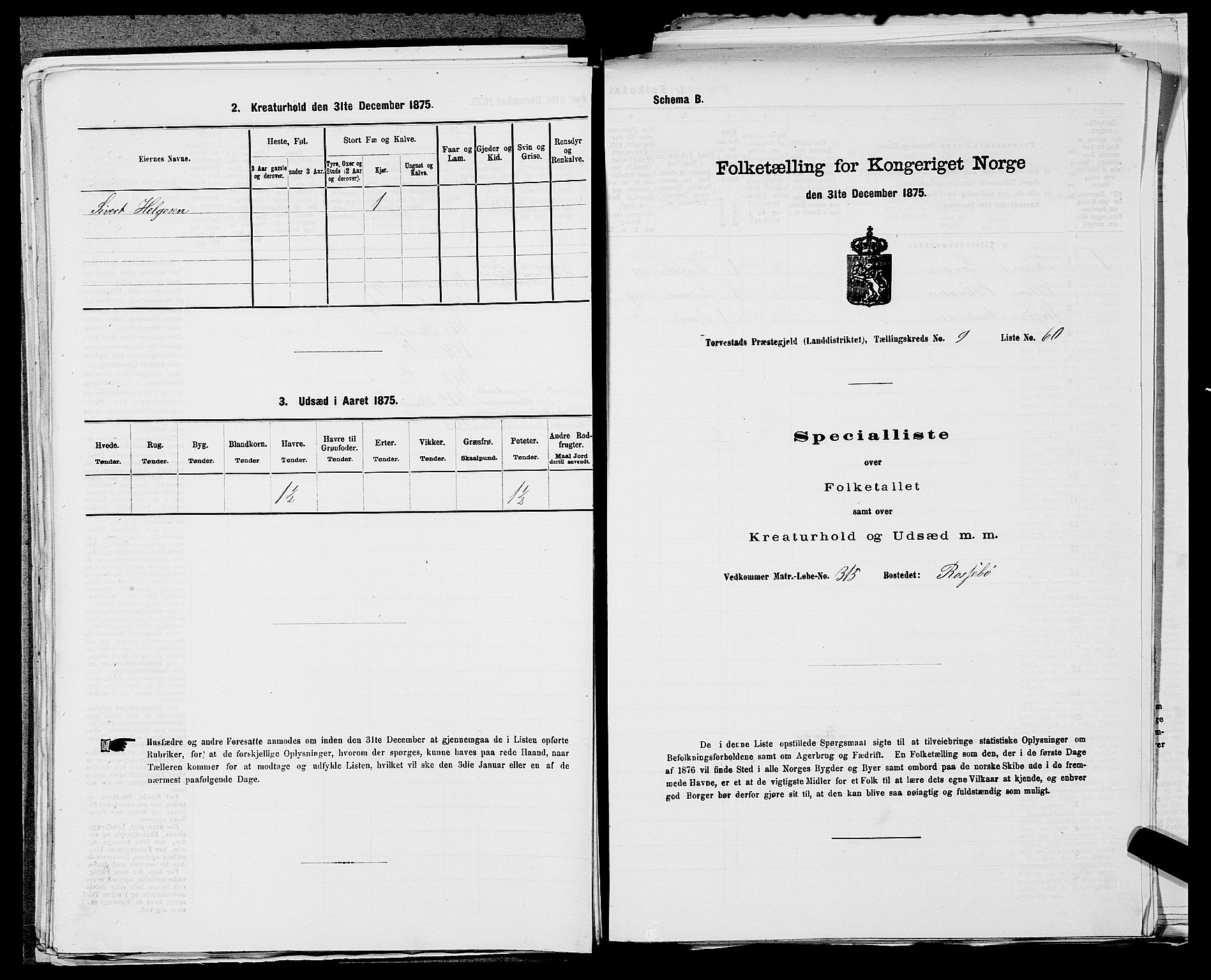 SAST, 1875 census for 1152L Torvastad/Torvastad, Skåre og Utsira, 1875, p. 1239