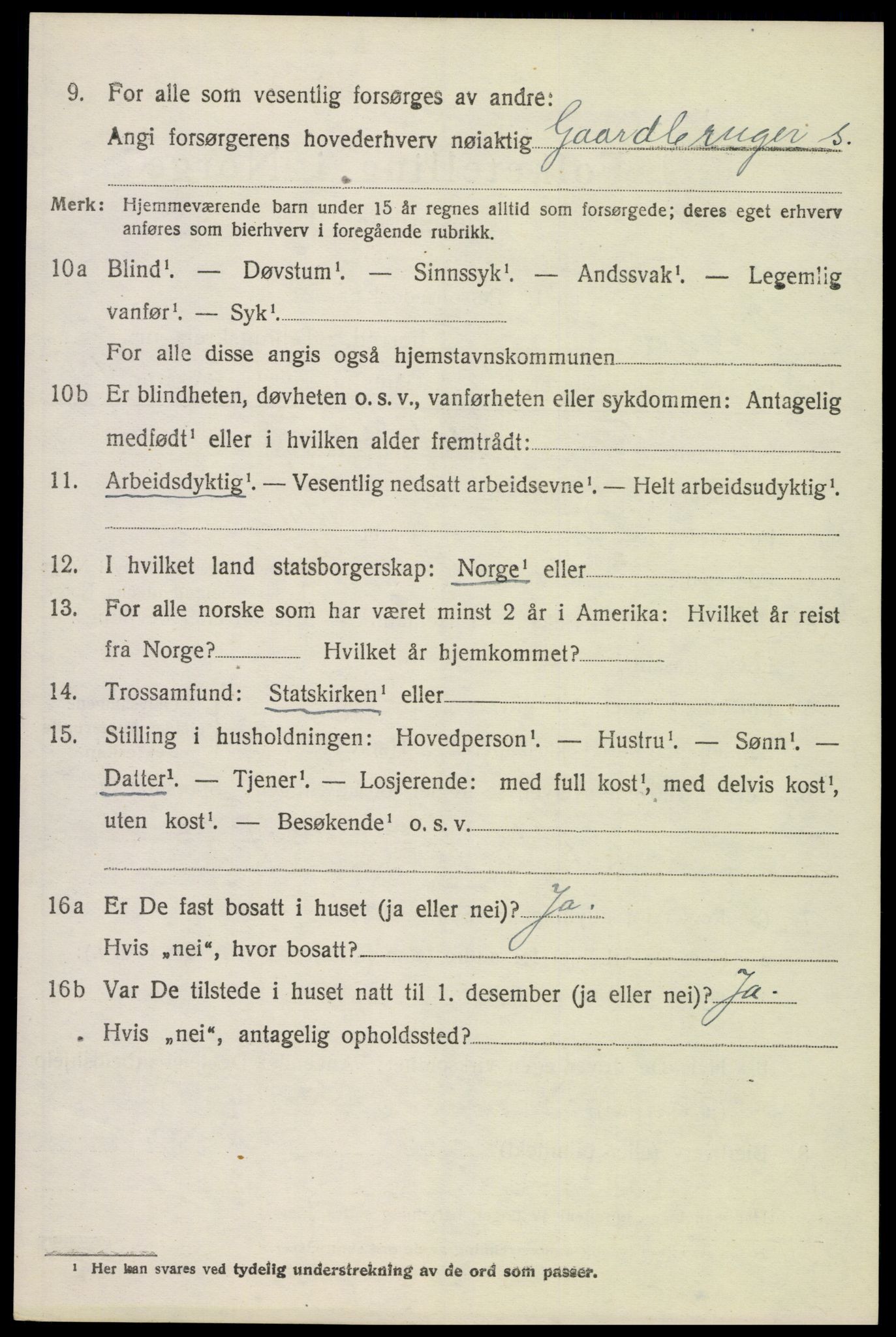 SAH, 1920 census for Ringsaker, 1920, p. 21697