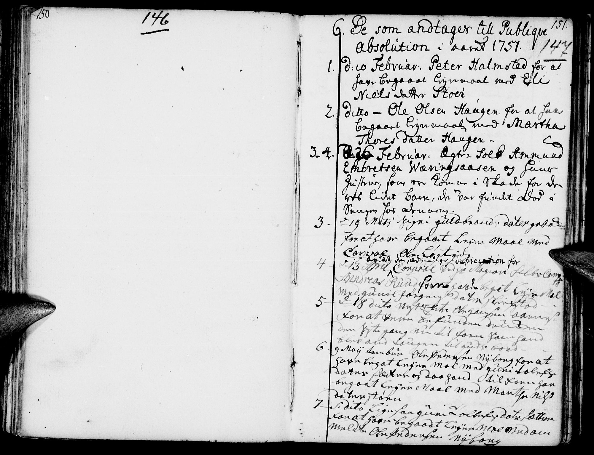 Elverum prestekontor, SAH/PREST-044/H/Ha/Haa/L0002: Parish register (official) no. 2, 1751-1756, p. 146-147