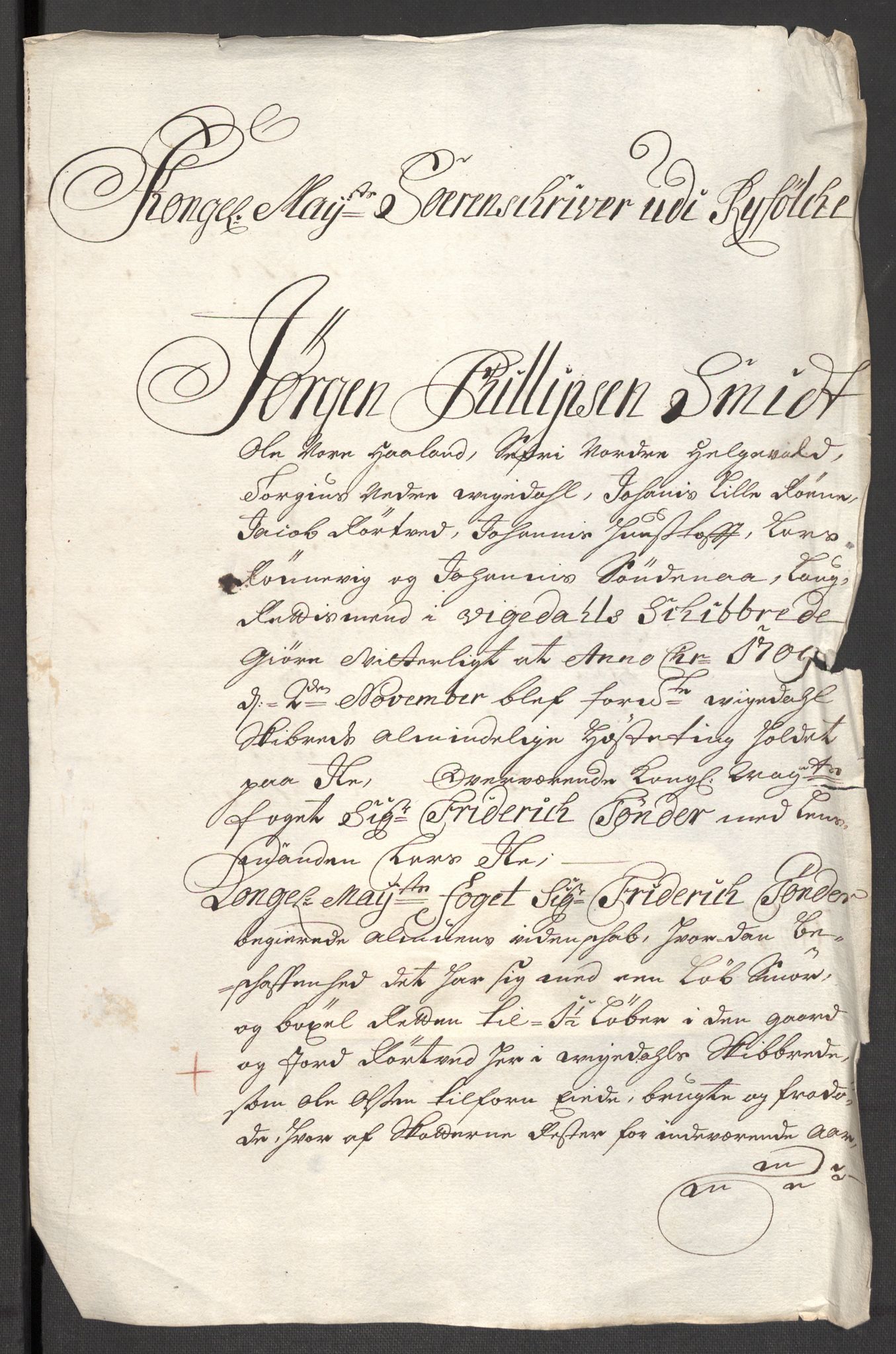 Rentekammeret inntil 1814, Reviderte regnskaper, Fogderegnskap, RA/EA-4092/R47/L2861: Fogderegnskap Ryfylke, 1706-1709, p. 454