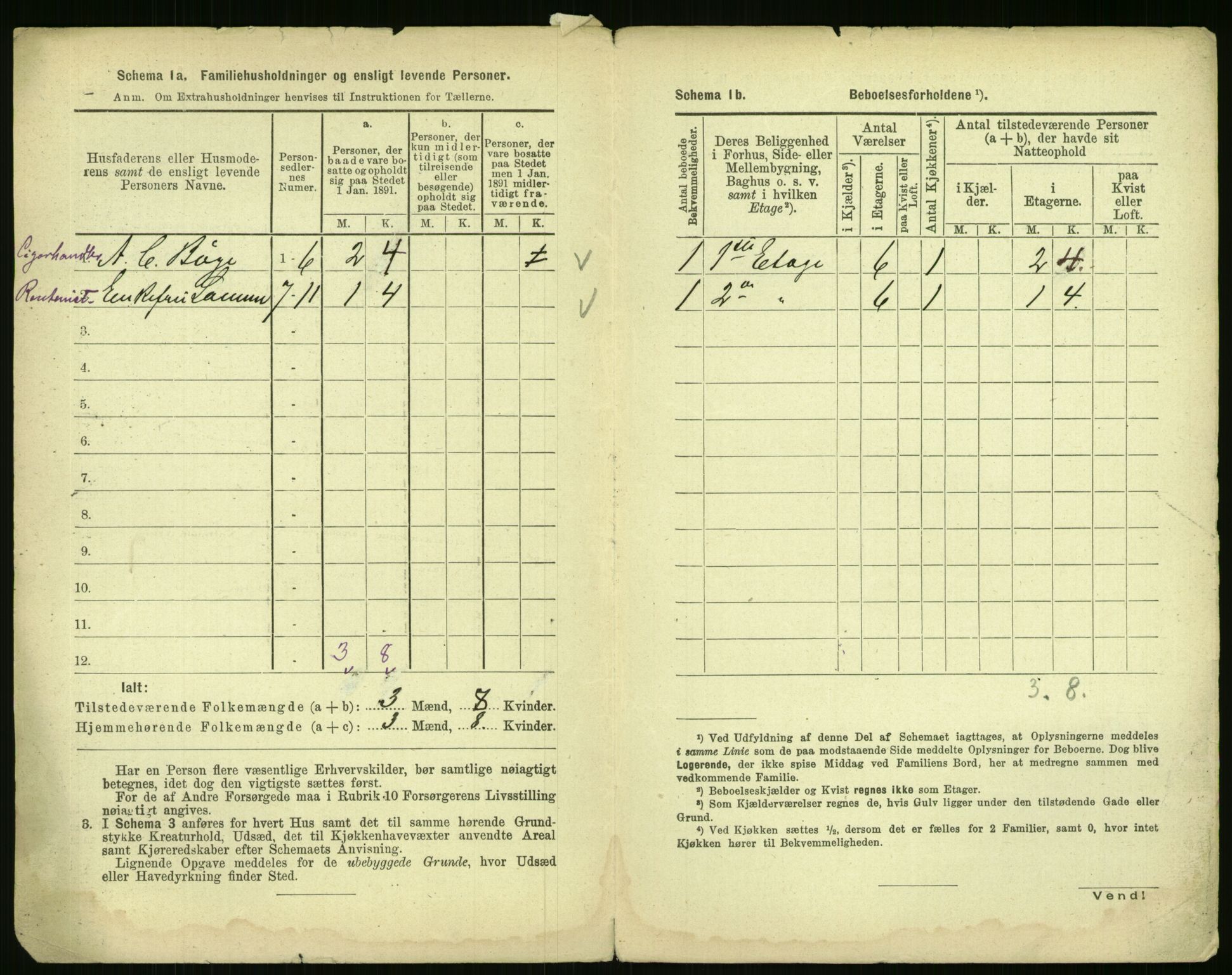 RA, 1891 census for 0301 Kristiania, 1891, p. 30193