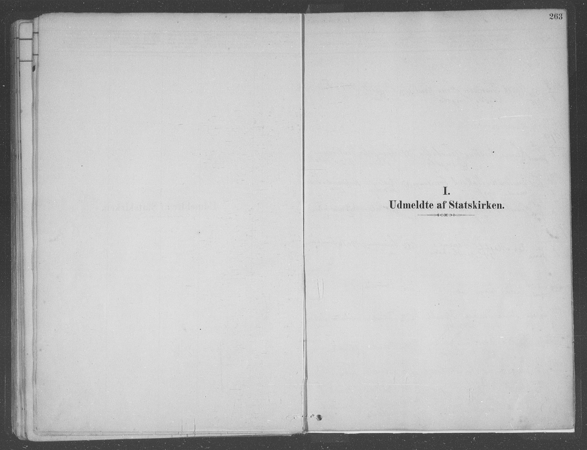 Fusa sokneprestembete, SAB/A-75401/H/Haa: Parish register (official) no. B 1, 1880-1938, p. 263