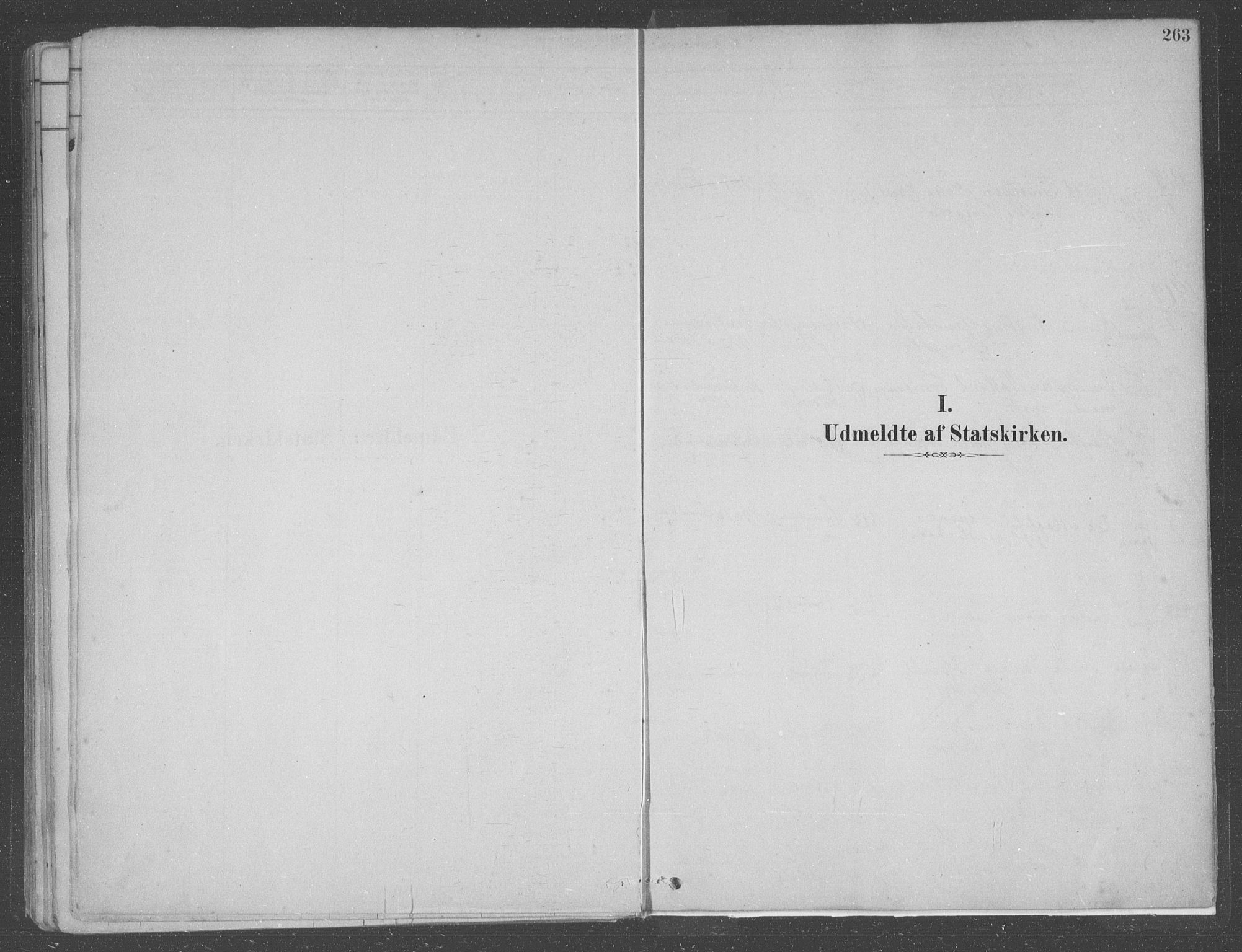 Fusa sokneprestembete, AV/SAB-A-75401/H/Haa: Parish register (official) no. B 1, 1880-1938, p. 263